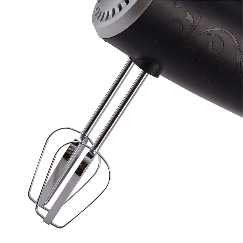 Brentwood HM-44 5 Speed Electric Kitchen Egg Beater Mixer, Black (Open Box)