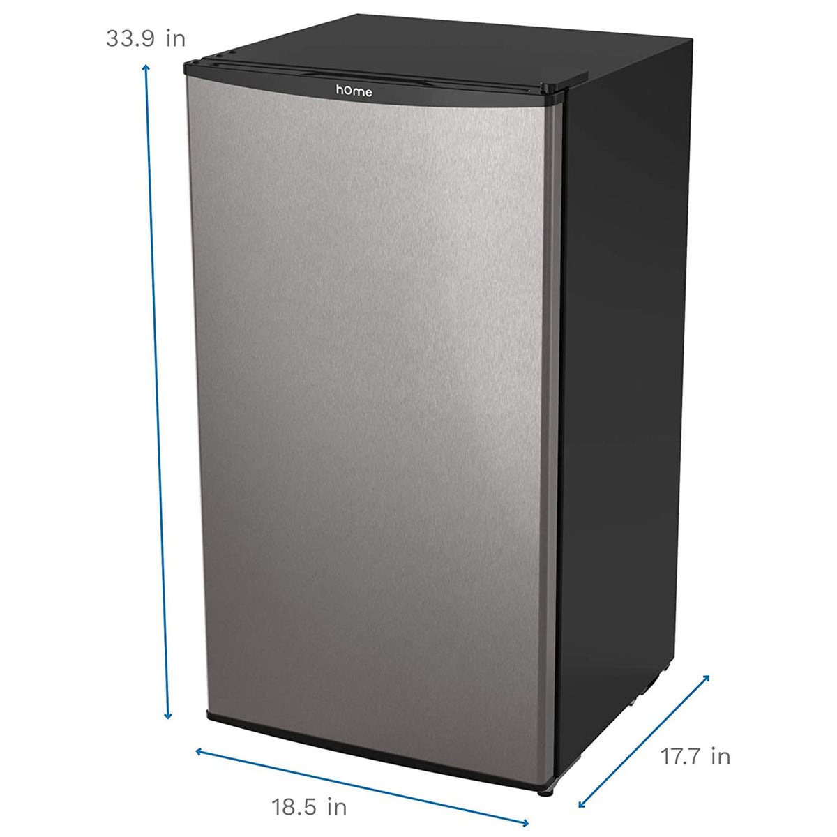 hOmeLabs Compact 3.3 Cubic Feet Single Door Electric Mini Fridge (Open Box)