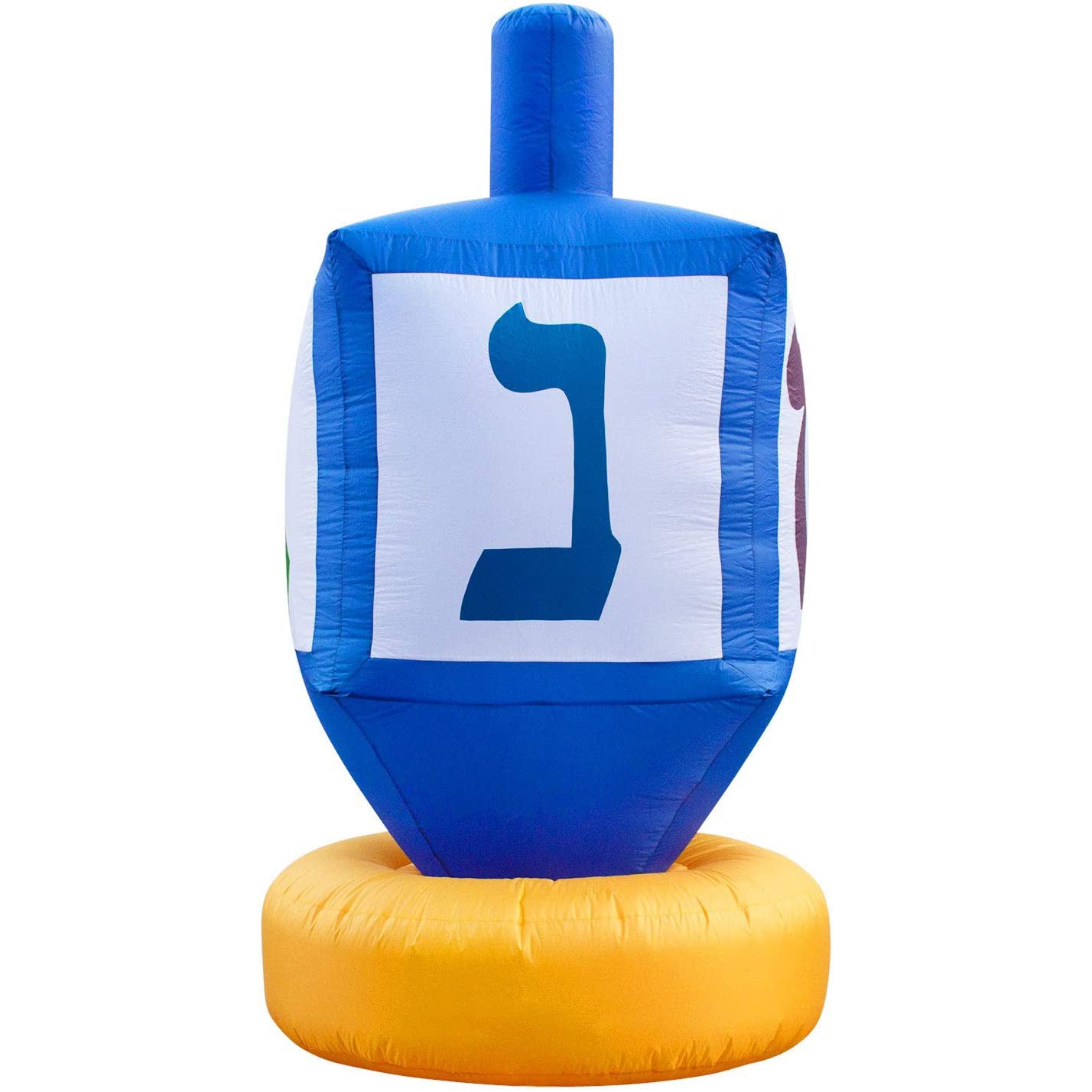Holidayana 8 Ft Tall Giant Inflatable Hanukkah Dreidel Yard Decoration(Open Box)