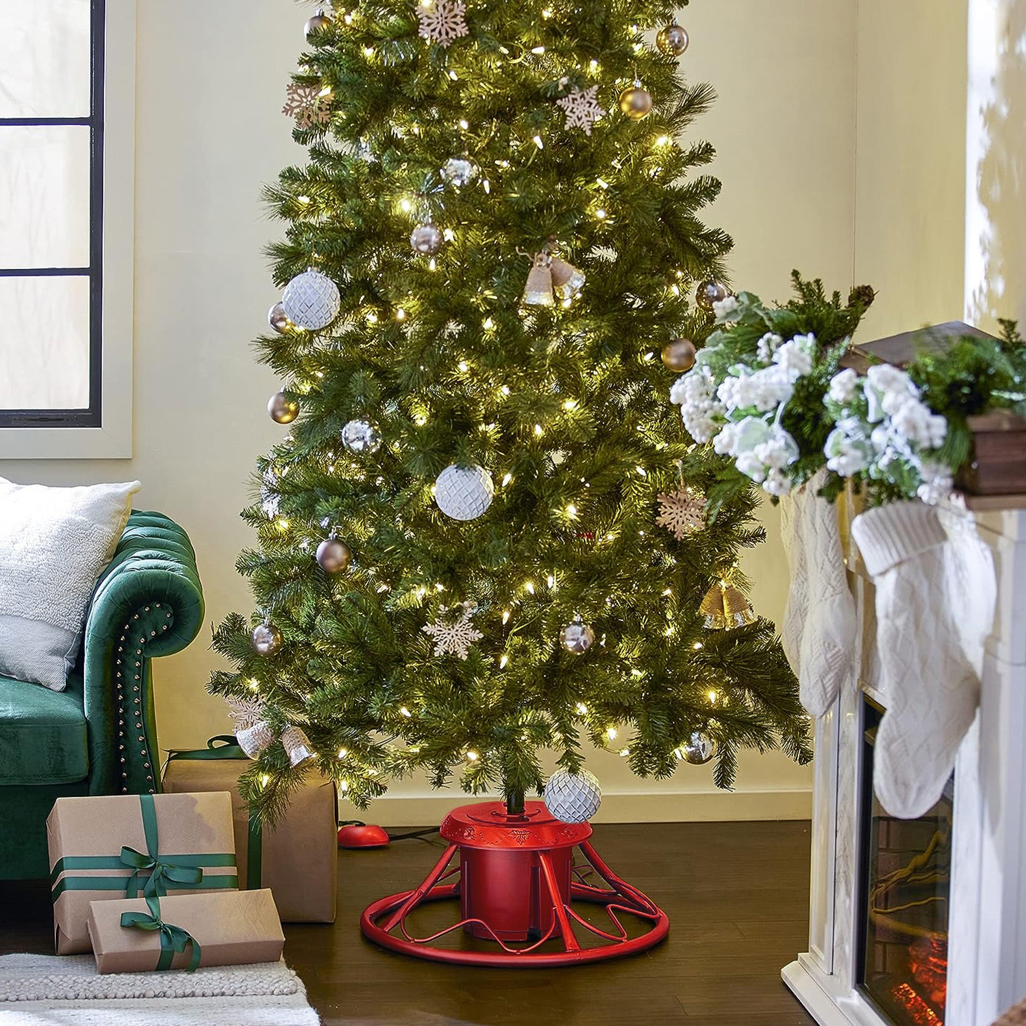 Home Heritage Rotating Stand for Artificial Christmas Trees (For Parts) (2 Pack) - VMInnovations