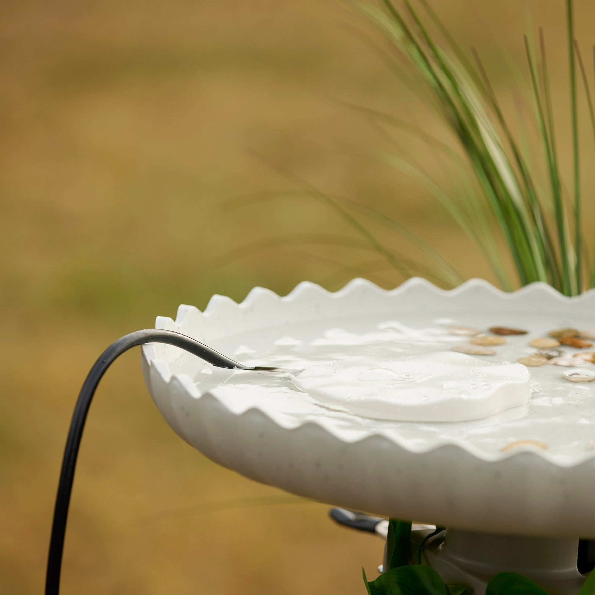 Farm Innovators HR-75 Heated Rock Bird Bath De-Icer, 75 Watts, Beige (Open Box) - VMInnovations