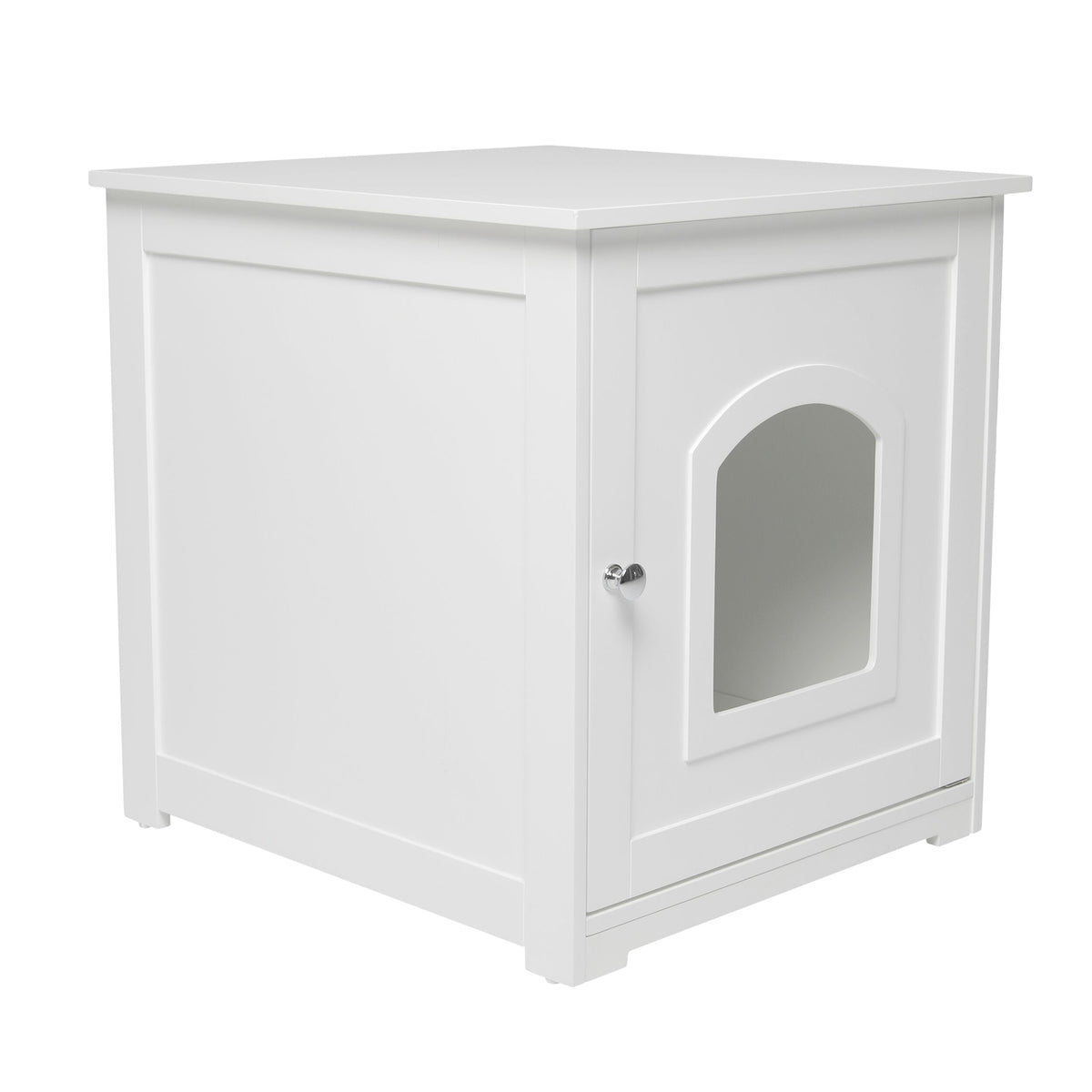 zoovilla Kitty Litter Loo Hidden Litter Box Furniture Enclosure White (Open Box)