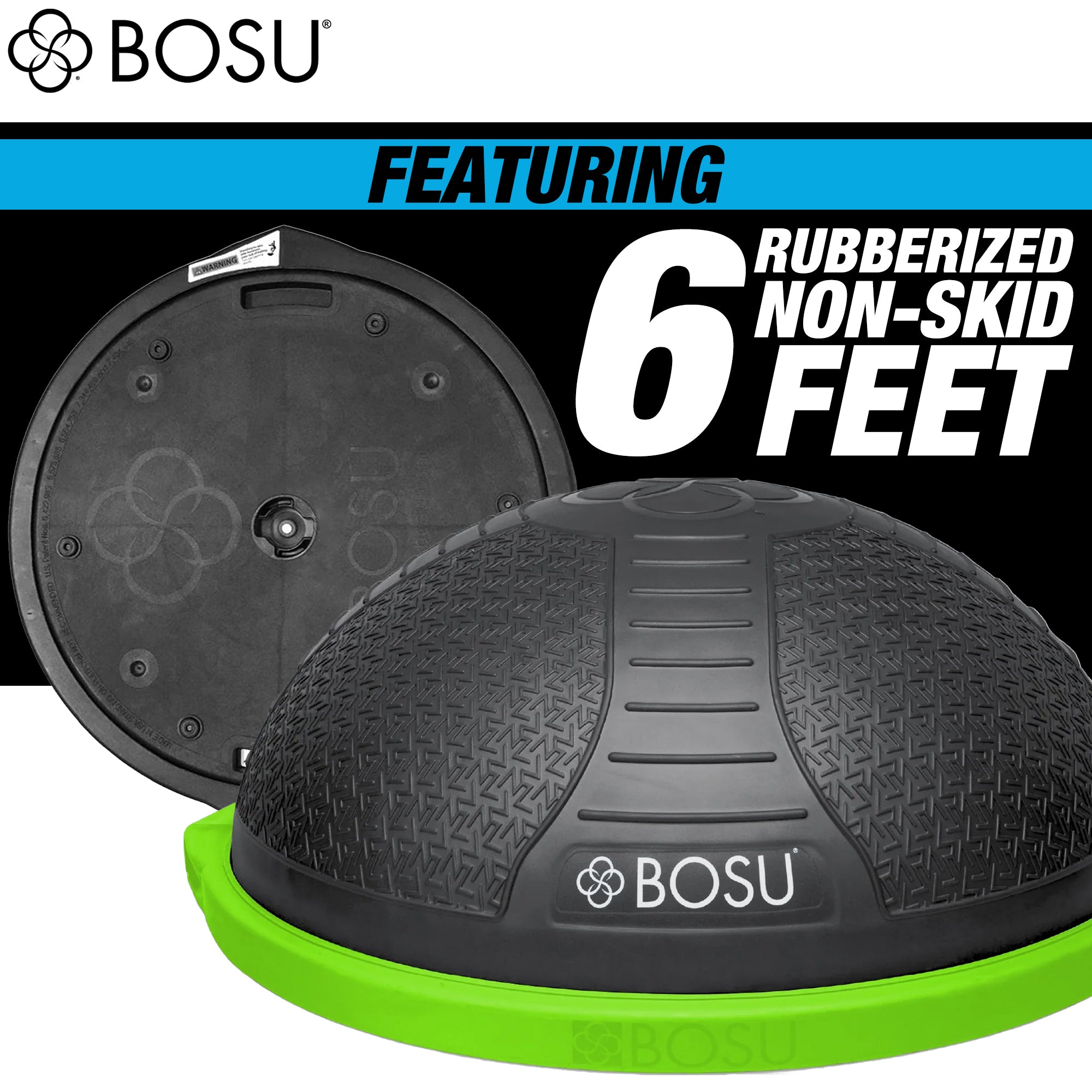 Bosu NEXGEN Balance Strength Trainer, Home Gym Workout Equipment, 26",Cosmic Ash