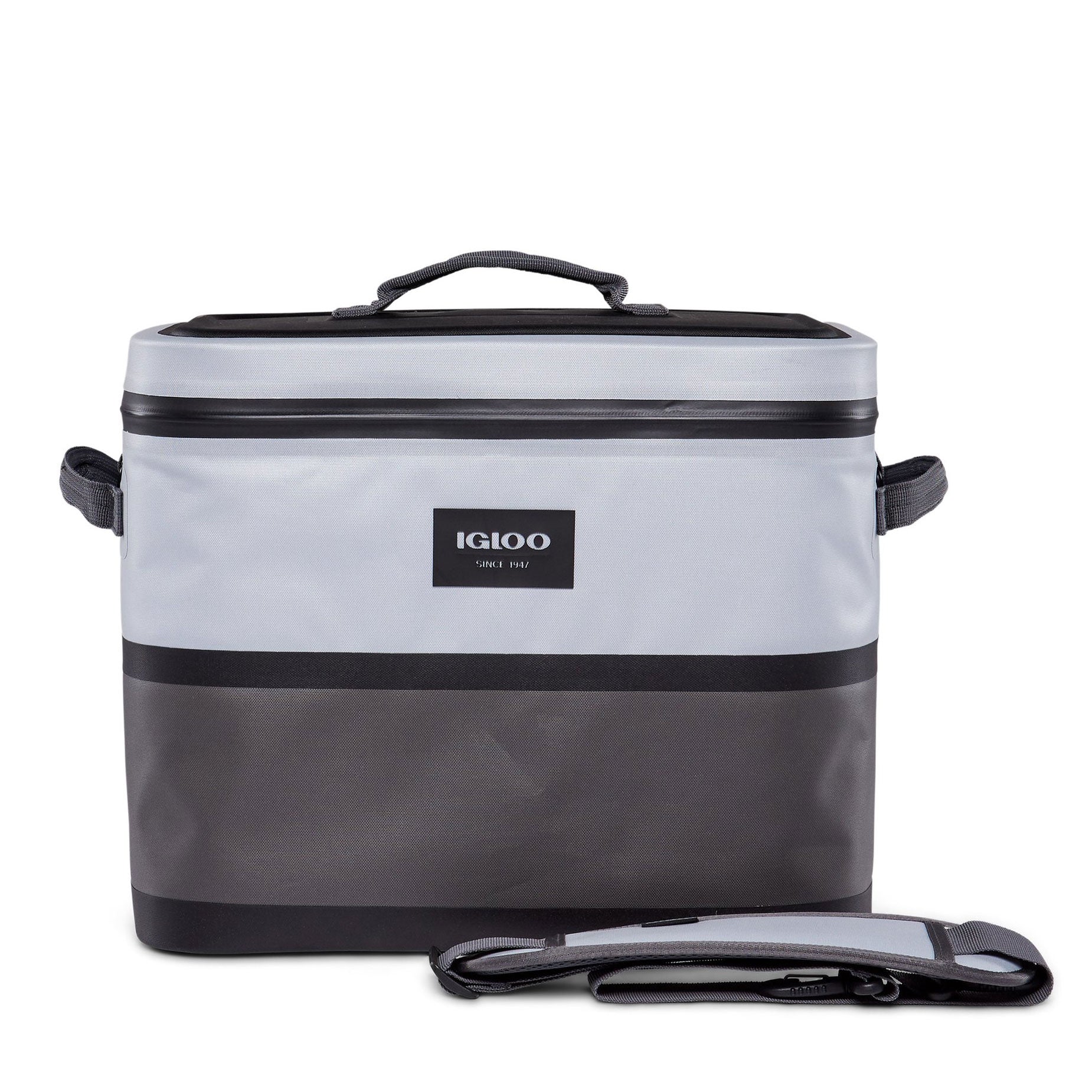 Igloo Reactor Soft Sided Insulated Waterproof Cooler Bag, Gray (For Parts)
