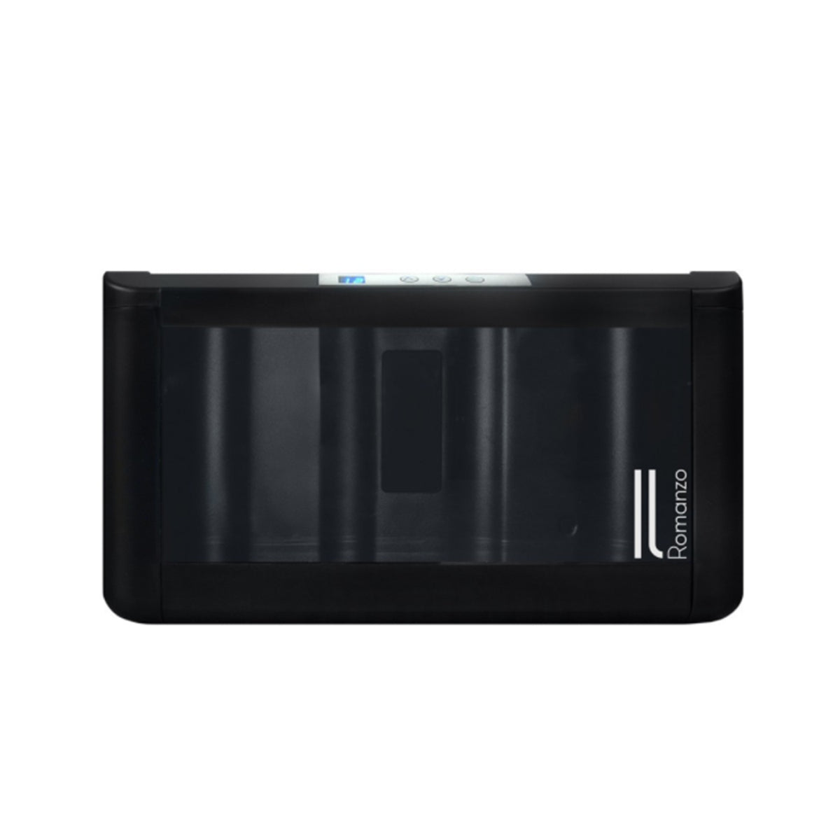 Vinotemp Romanzo 4 Bottle Thermoelectric Open Wine Cooler, Black (Open Box)