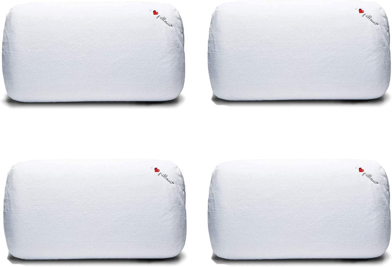 I Love Pillow Comfort Medium Profile Memory Foam Sleep Pillow, Queen (4 Pack)