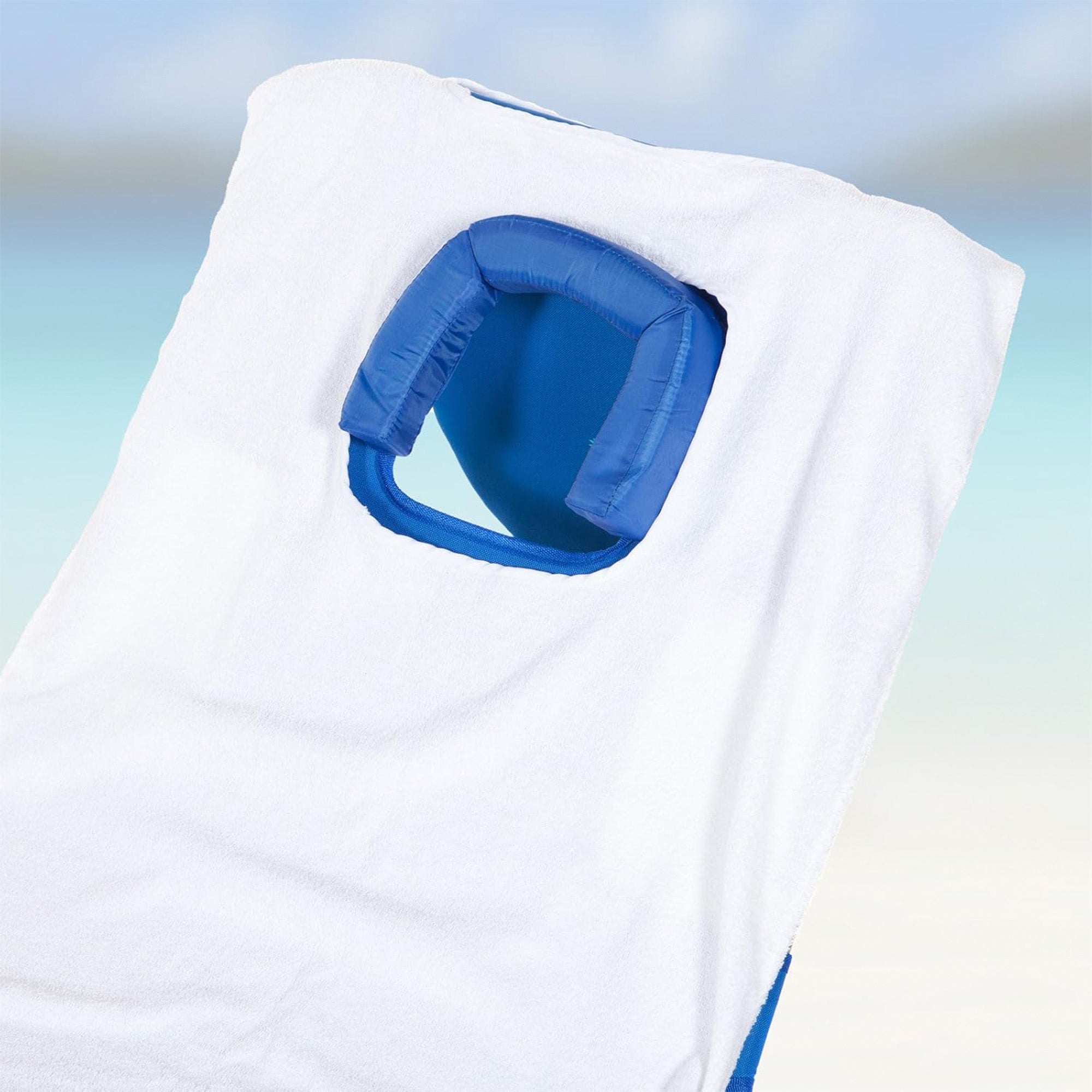 Ostrich Cutsom Fitted Beach Towel designed to fit on Chaise Lounge Beach Chairs - VMInnovations