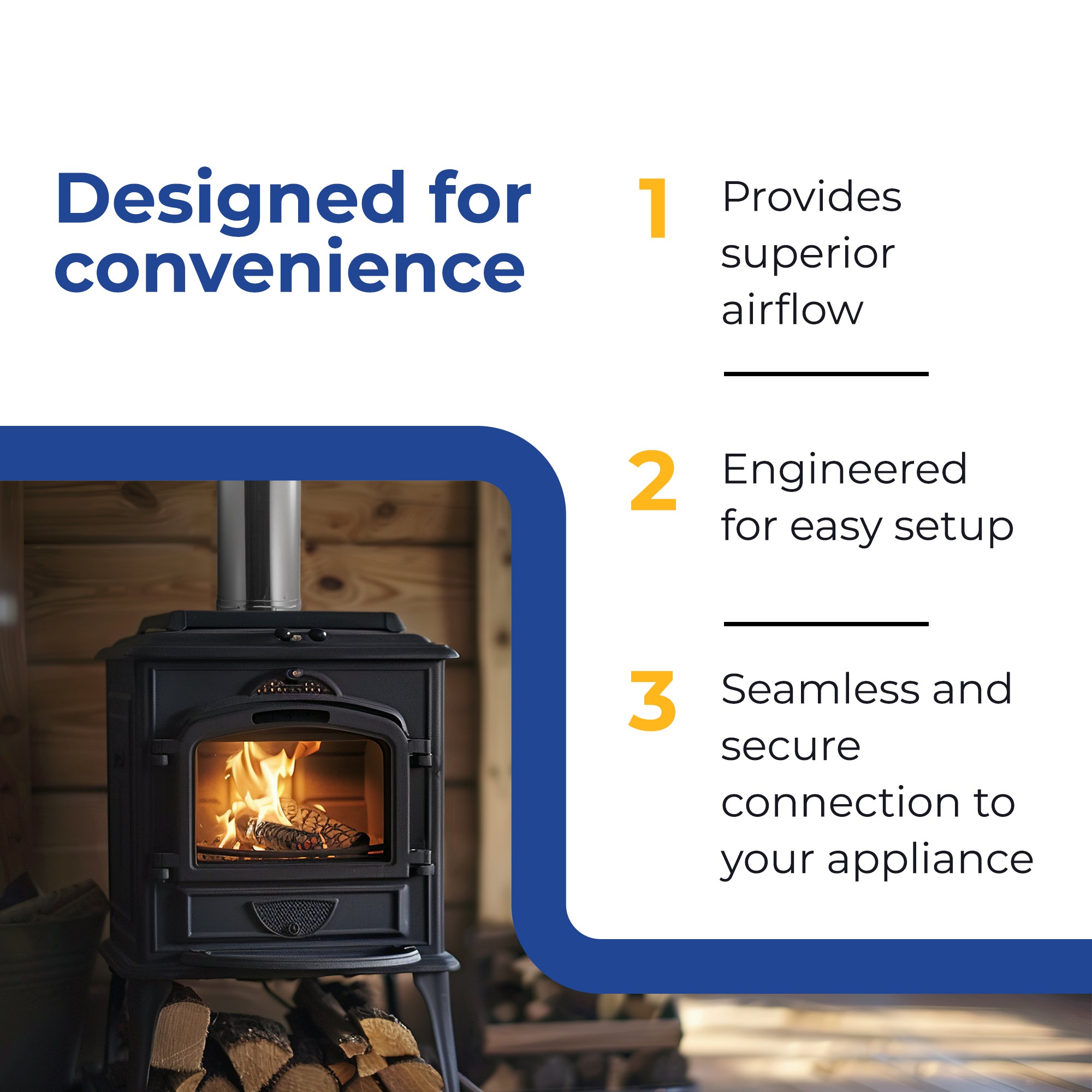 DuraVent DuraPlus Chimney Pipe, Stainless Steel, Double Wall, 6” x 12”(Open Box) - VMInnovations