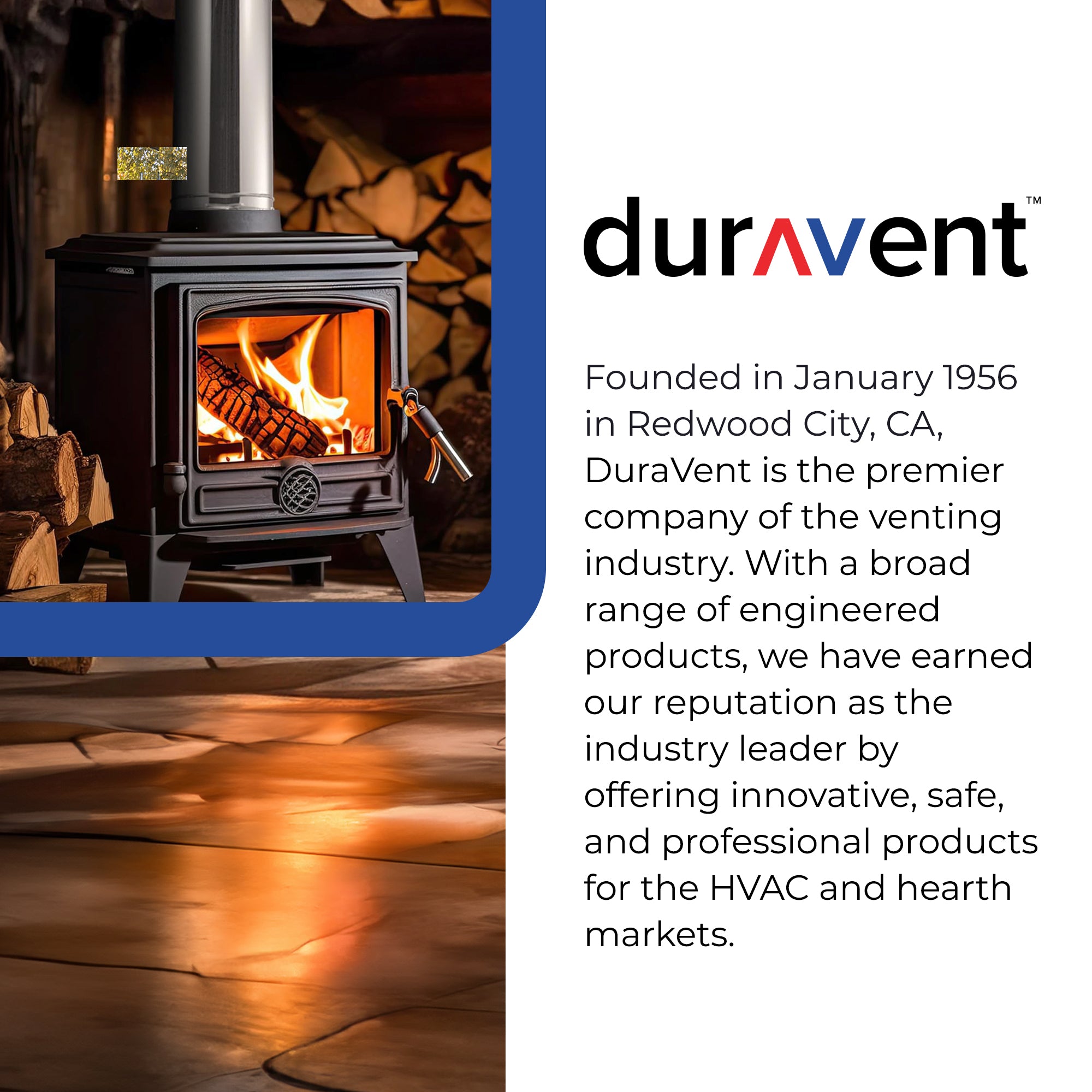 DuraVent DuraPlus Chimney Pipe, Stainless Steel, Double Wall, 6” x 12”(Open Box) - VMInnovations