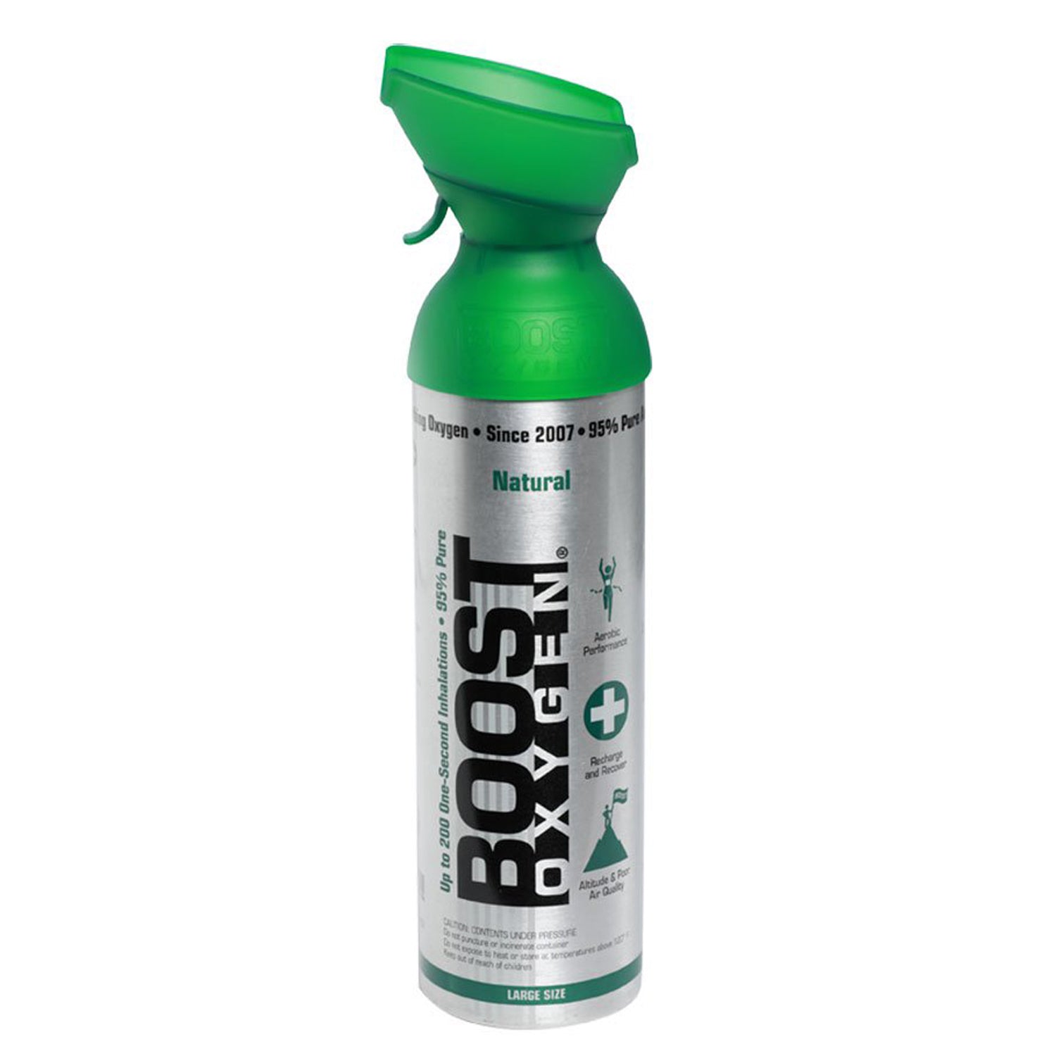 Boost Oxygen 10 & 2 Liter Portable Canned Oxygen Canister Tester Kit (5 Pack) - VMInnovations
