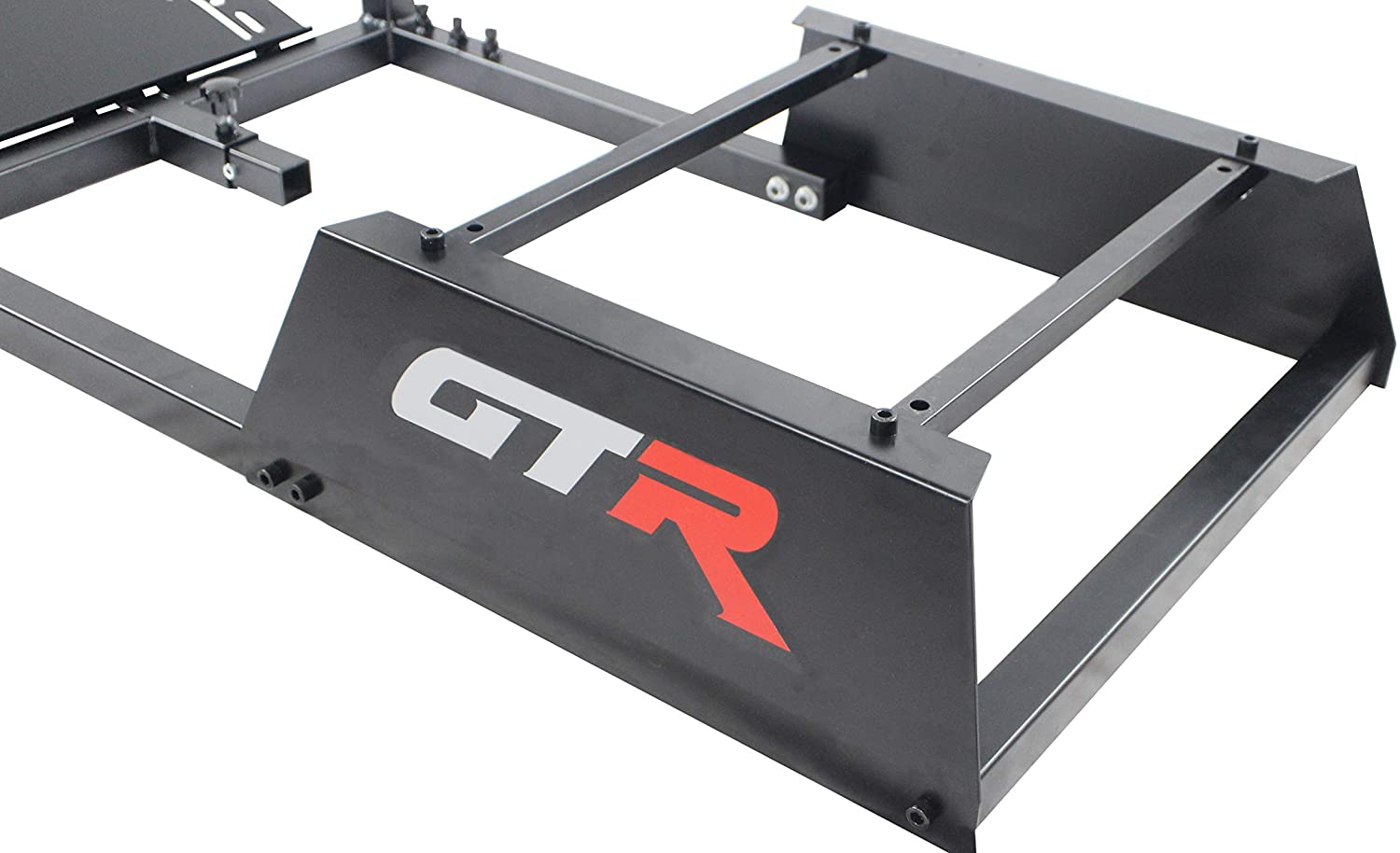 GTR Simulator Driving Simulator Cockpit w/3 24in Monitor Stands & Gaming Chair