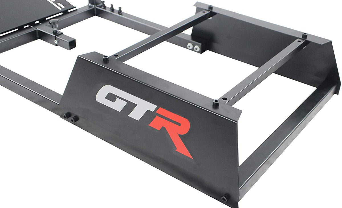 GTR Simulator Driving Simulator Cockpit w/3 24in Monitor Stands & Gaming Chair