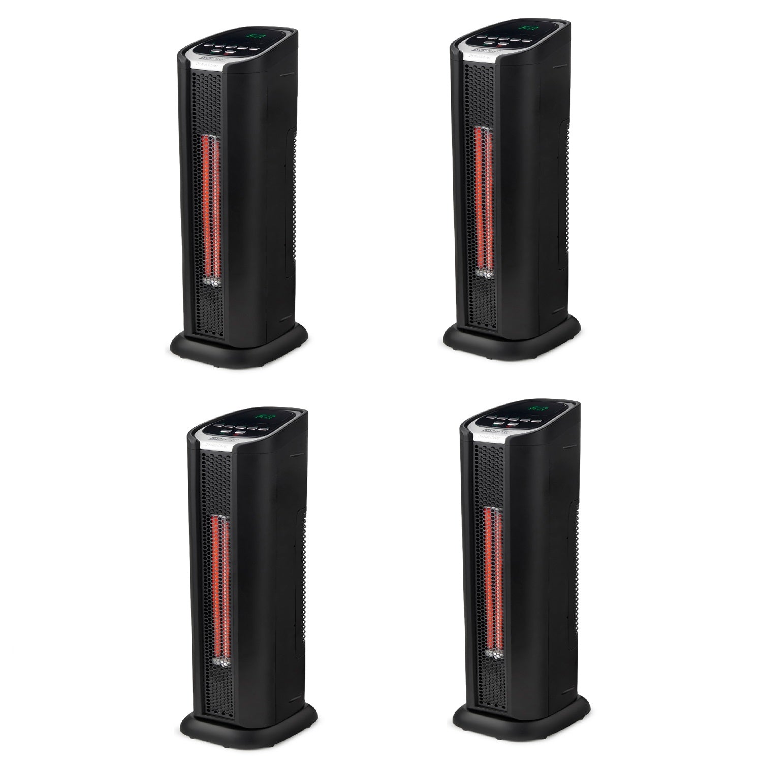 Lifesmart 2 Element Quartz Infrared Portable Tower Heater and Fan (4 Pack) - VMInnovations