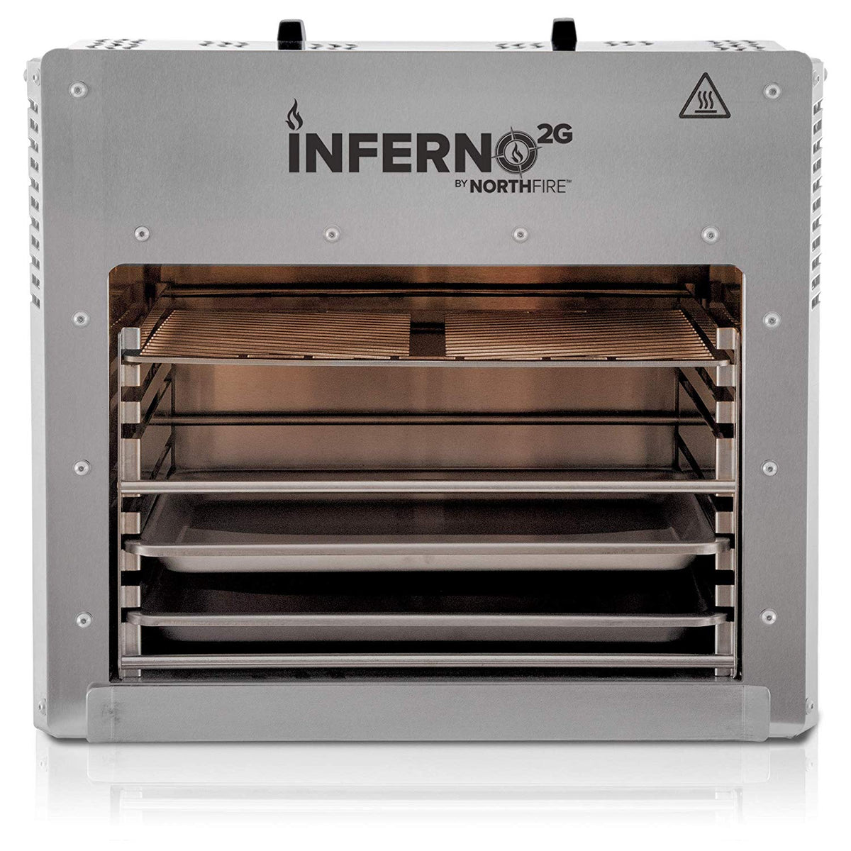 NorthFire Propane Infrared Double Burner Outdoor Tabletop BBQ Grill (Open Box)