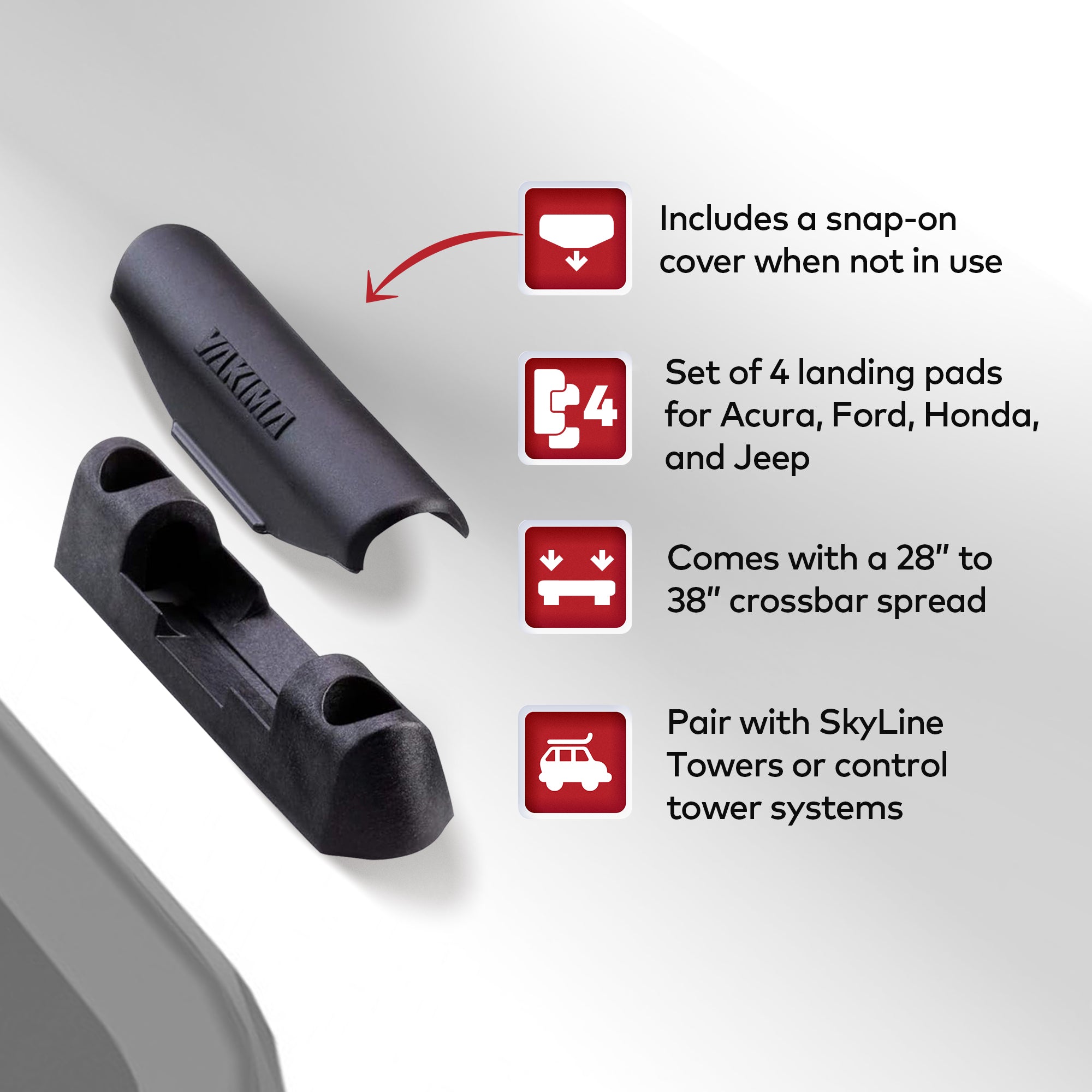 YAKIMA Landing Pad 19 Tower Mounting Accessory Compatible w/SkyLine Towers(Used) - VMInnovations