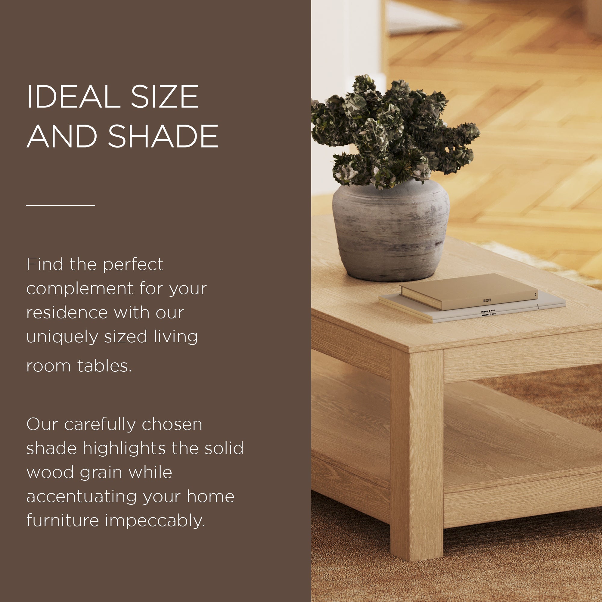 Maven Lane Paulo Wooden Coffee Table in Weathered White Finish (Used) - VMInnovations