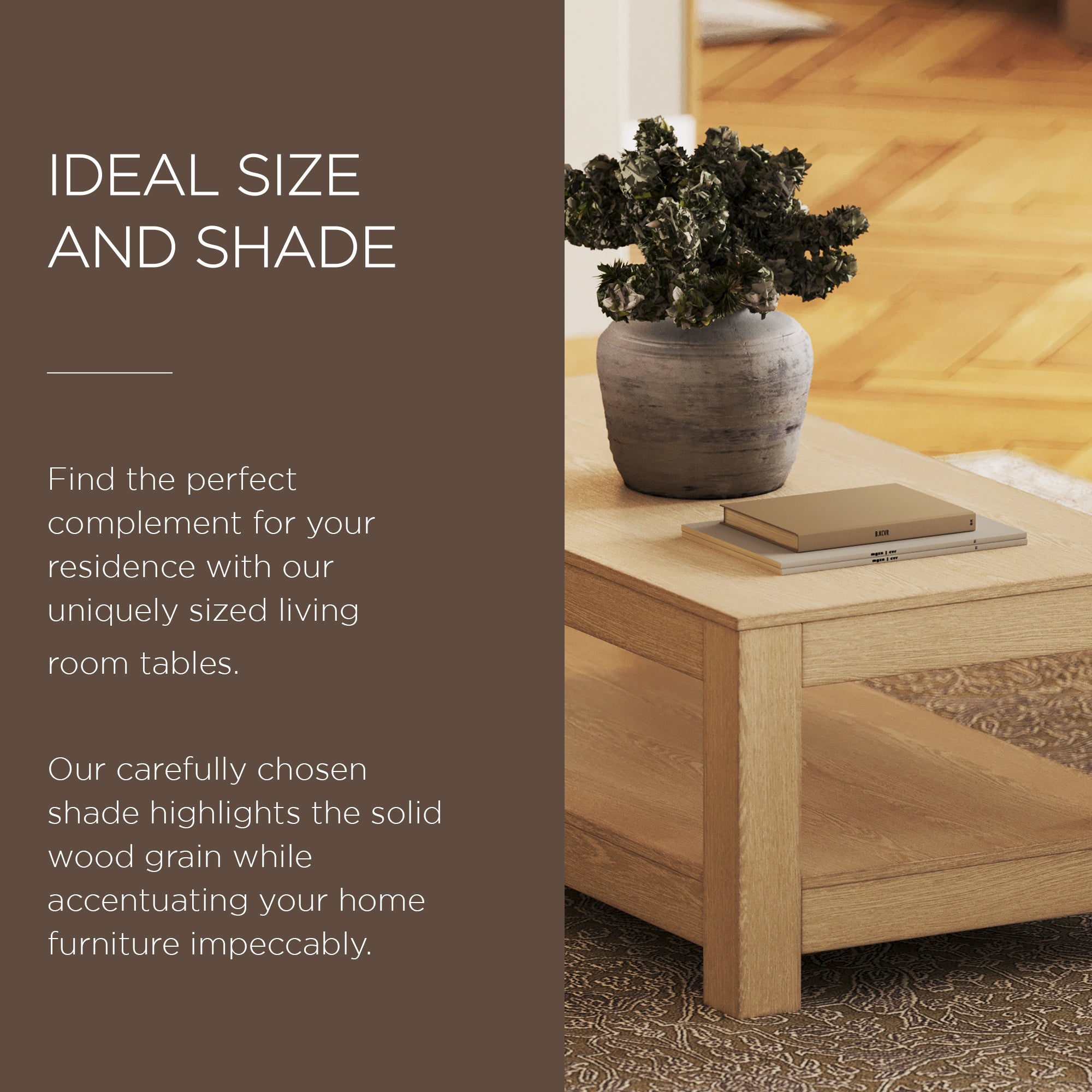 Maven Lane Paulo Wooden Coffee Table in Weathered Grey Finish (Open Box) - VMInnovations