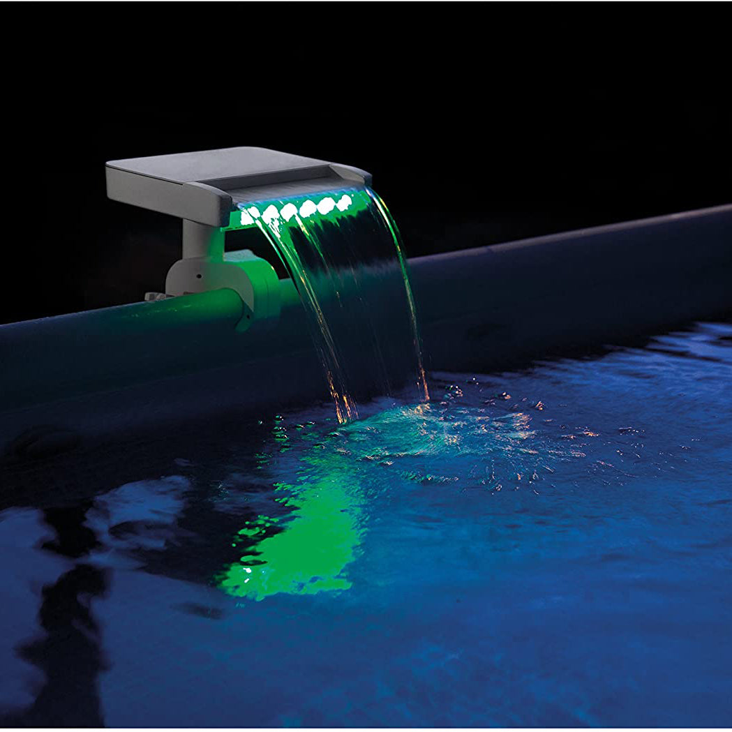Intex 28090E Above Ground Pool 3 Colored LED Relaxing Waterfall Cascade (Used) - VMInnovations