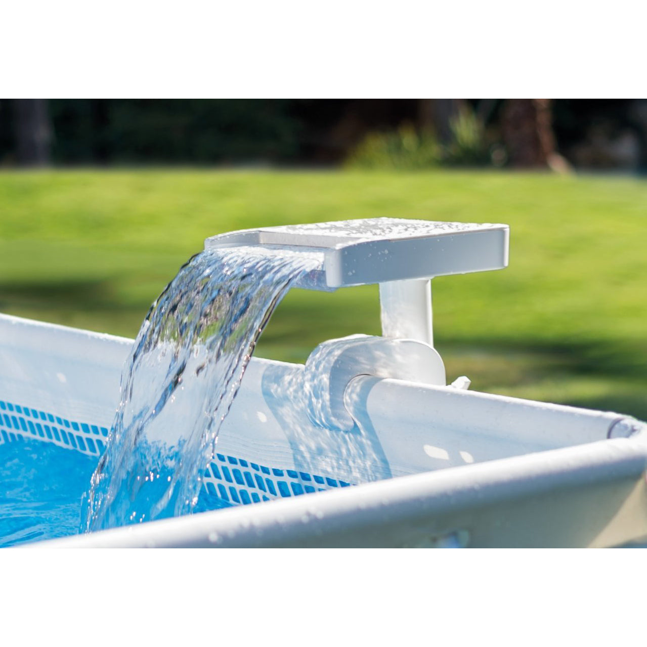 Intex 28090E Above Ground Pool 3 Colored LED Relaxing Waterfall Cascade (Used) - VMInnovations