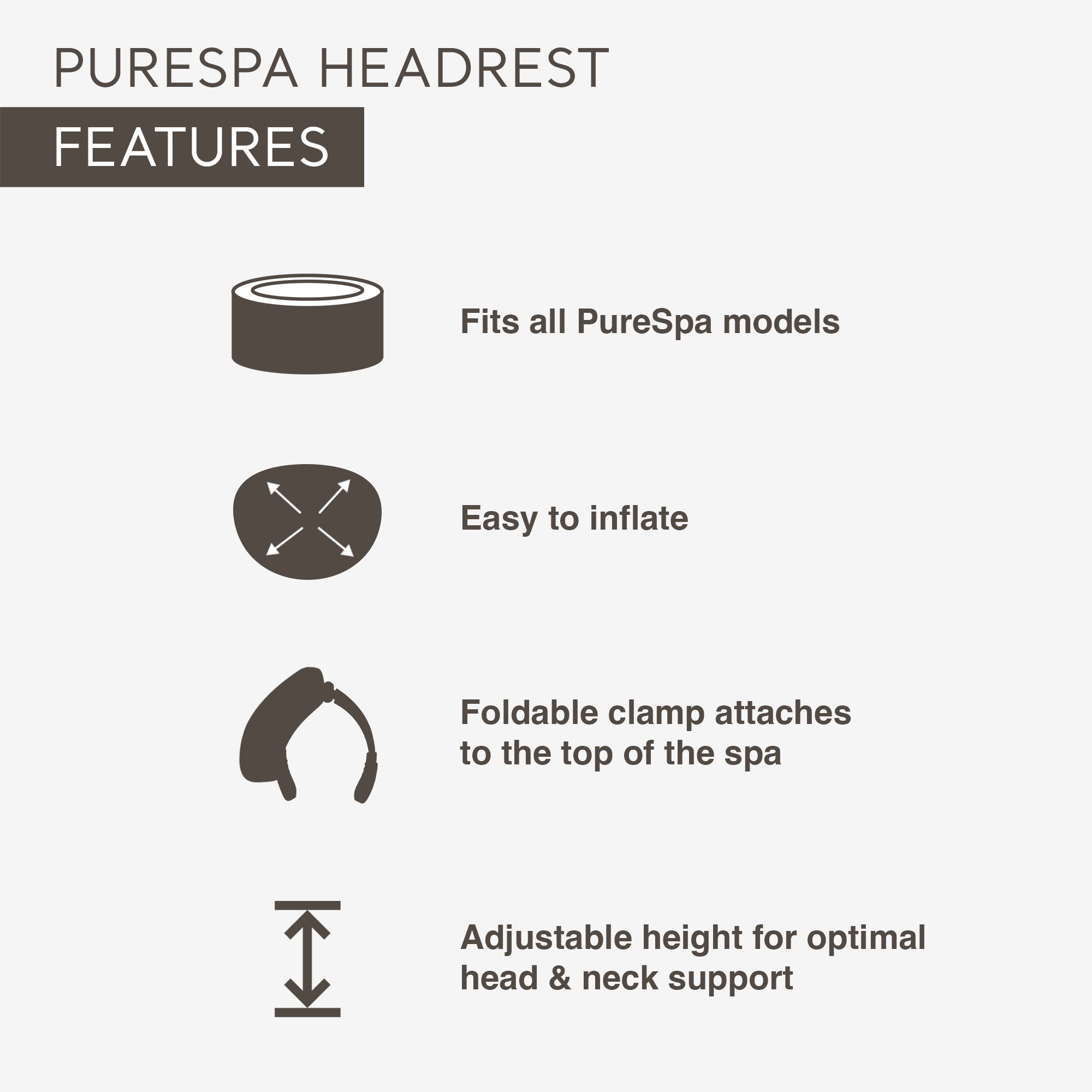 Intex Adjustable Headrest w/Head & Neck Support for Pool, Lawn, & Spa (Open Box) - VMInnovations