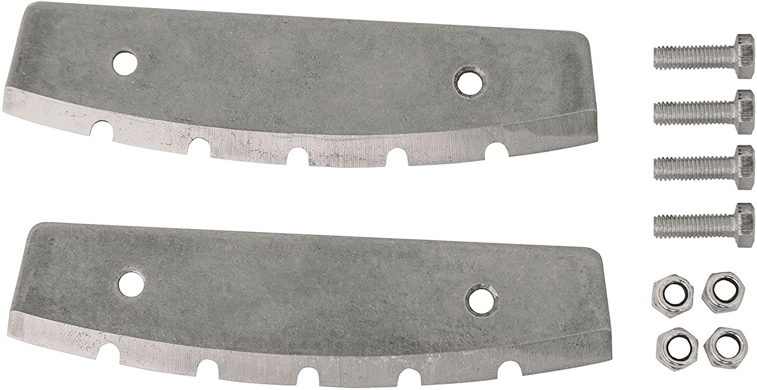 Durable 10" Stainless Replacement Threaded Blades For Ice Fishing (Open Box)