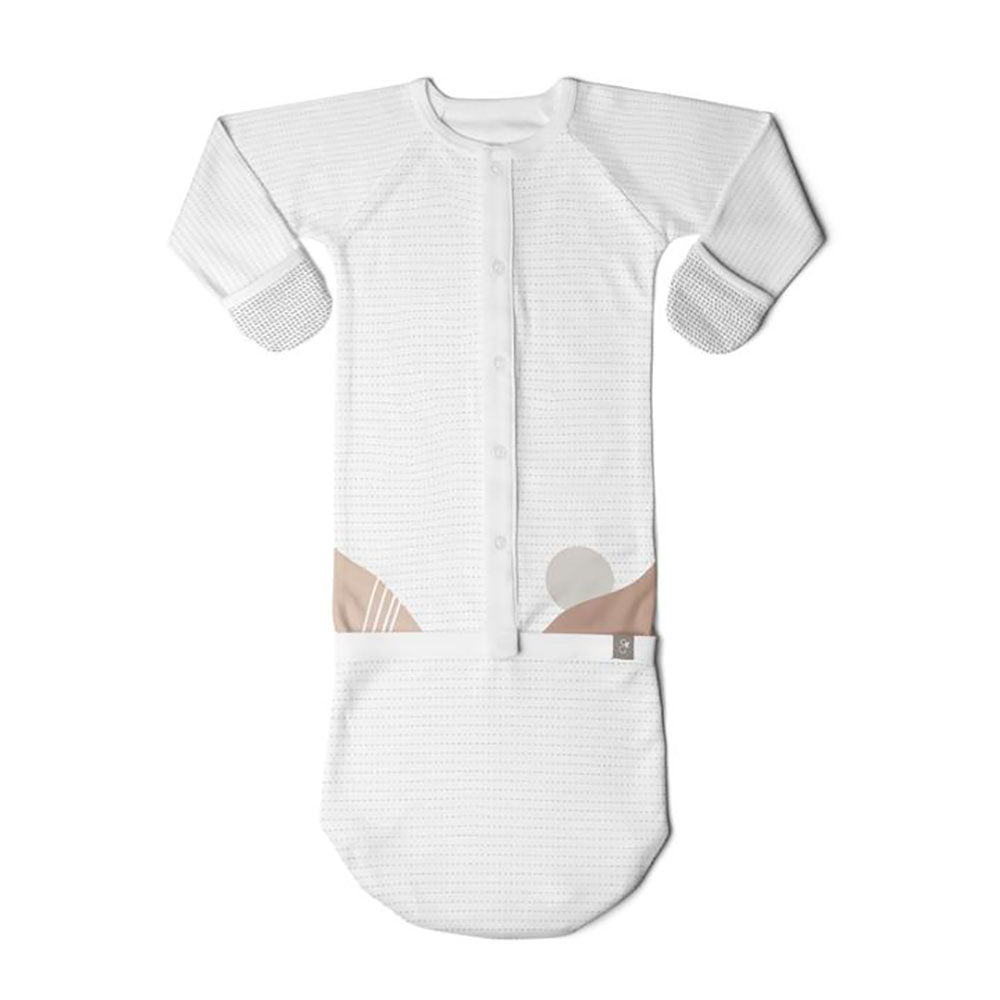 Goumikids Baby Sleeper Gown Organic Sleepsack PJ Clothes, 3-6M Sun Kissed Valley - VMInnovations