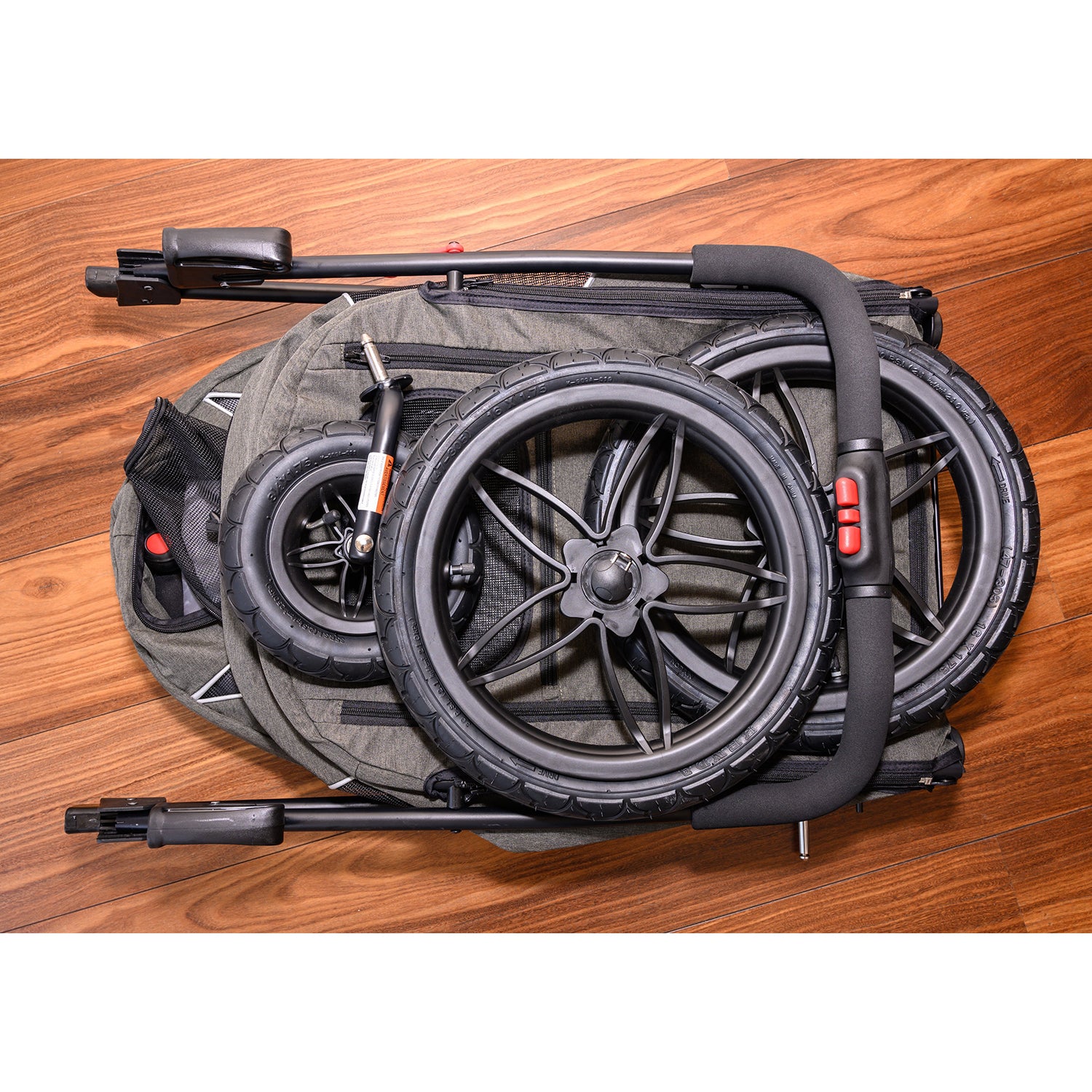 Petique Pet Mobile Breeze Jogger Stroller Cart w/ Mesh Windows, Black (Open Box) - VMInnovations