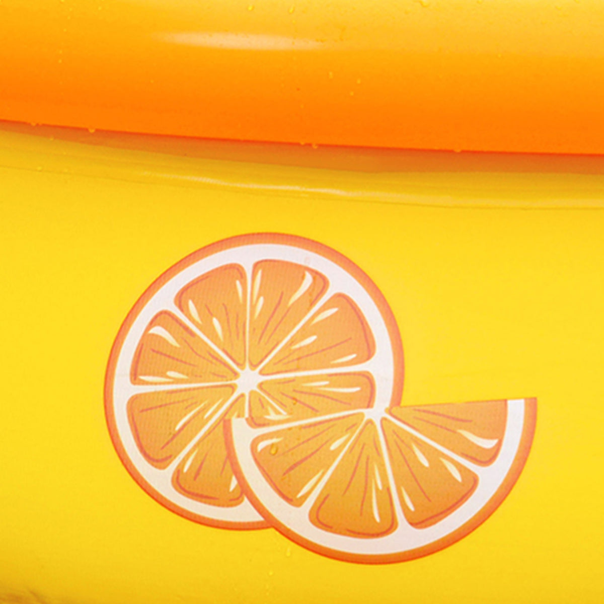 JLeisure 5 Footx16.5 Inch 3D Orange Inflatable Outdoor Backyard Pool (For Parts)