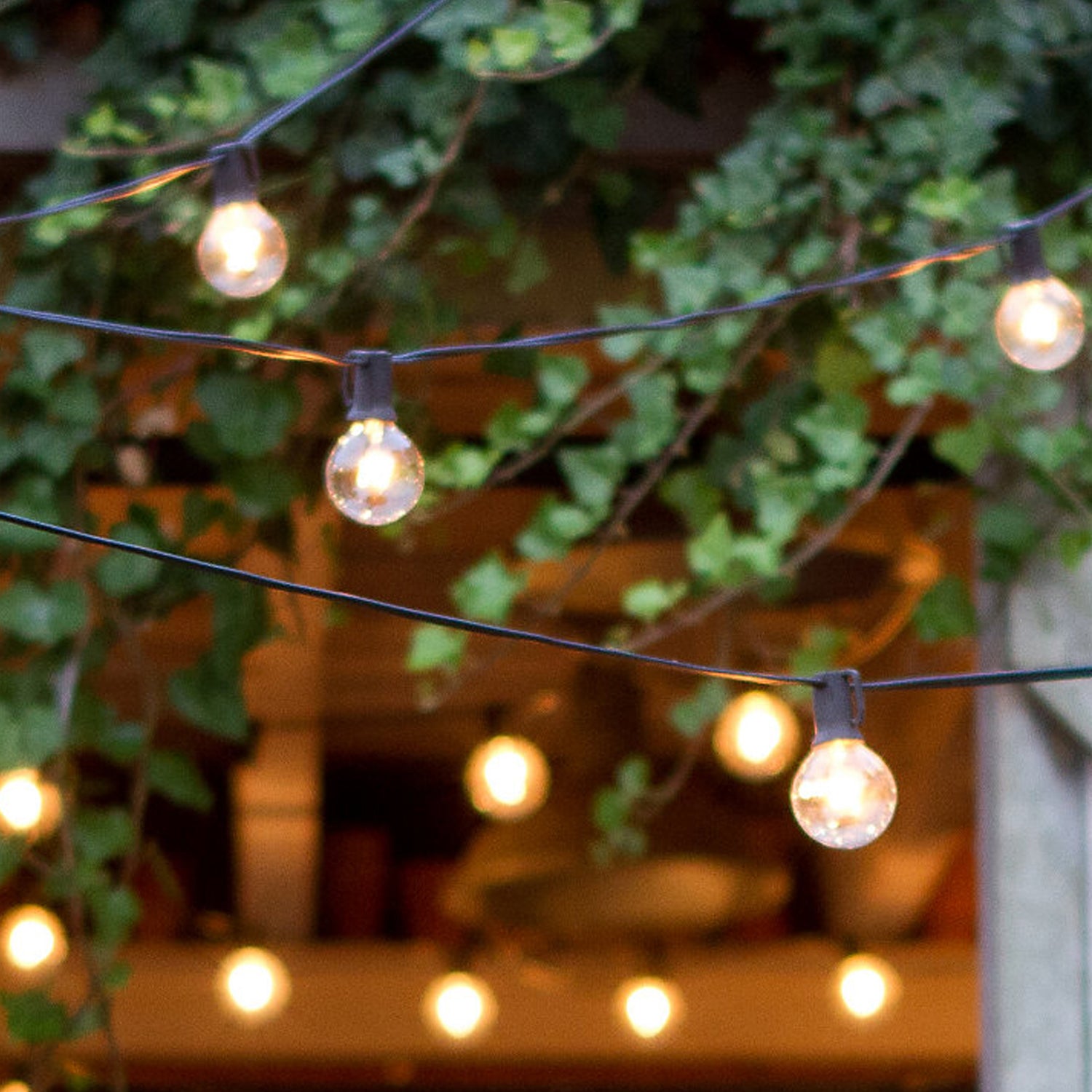 Brightech Waterproof LED 26 Feet String Patio Globe Lights (Open Box) - VMInnovations