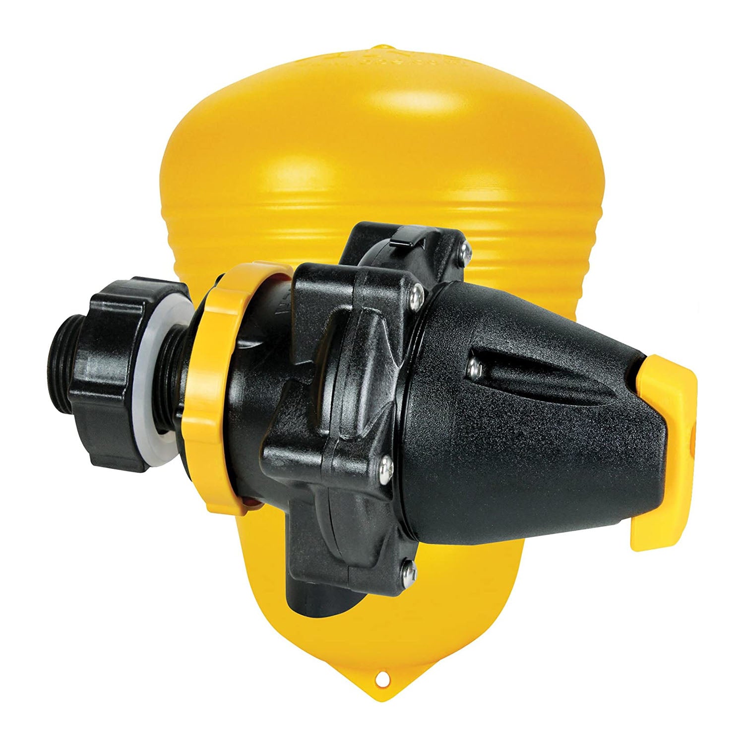 Jobe Valves Megaflow Short Tail Float Trough Valve, 1 Inch, Yellow (Open Box)