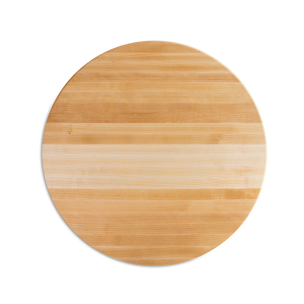 John Boos Board 18" Round Reversible Cutting Board & 3 Piece Maintenance Oil Set - VMInnovations