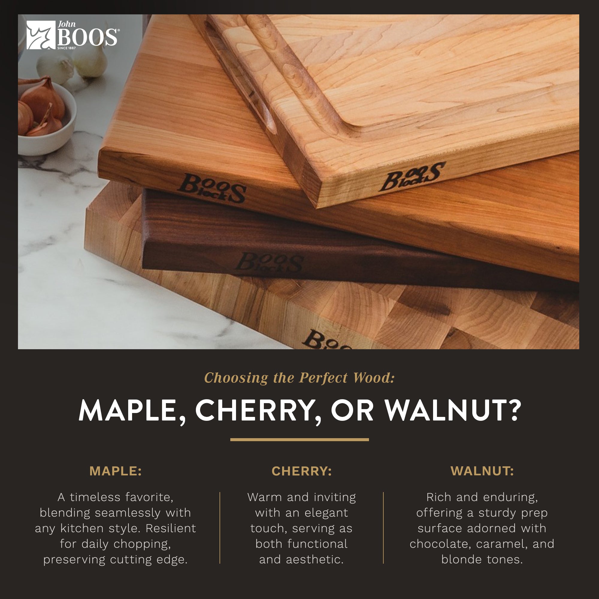 John Boos Maple Wood Edge Grain Reversible Cutting Board, 18"x12"x1.5"(Used) - VMInnovations