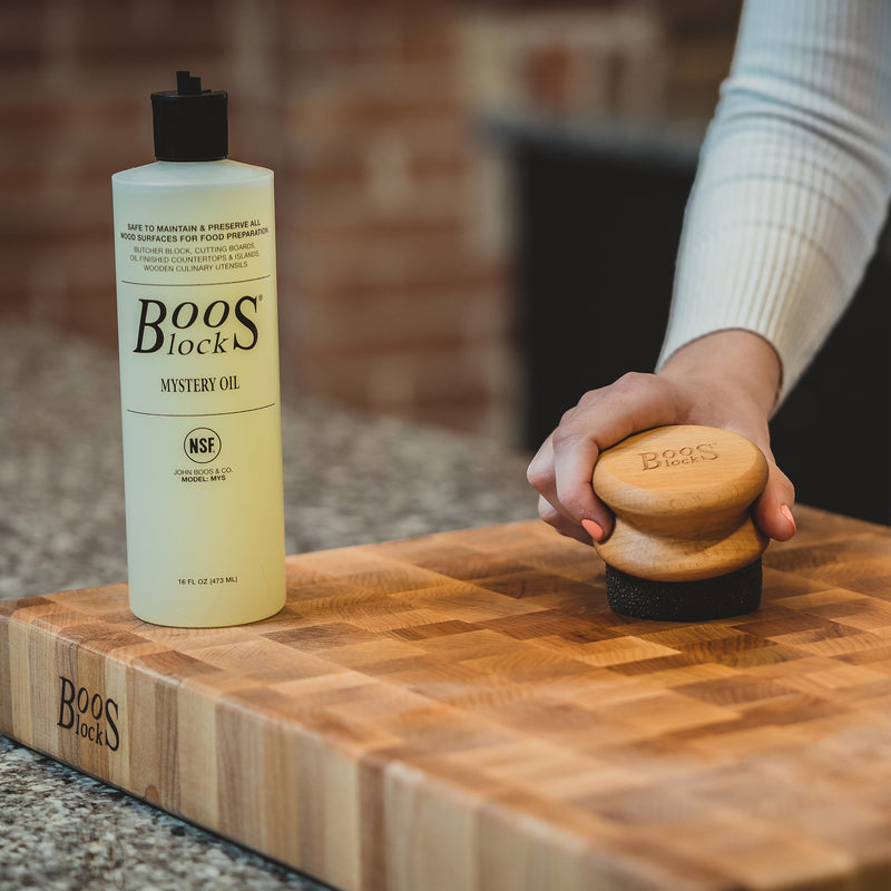 John Boos 16 Ounce All Natural Moisture Care for Wood Kitchen Cutting Boards