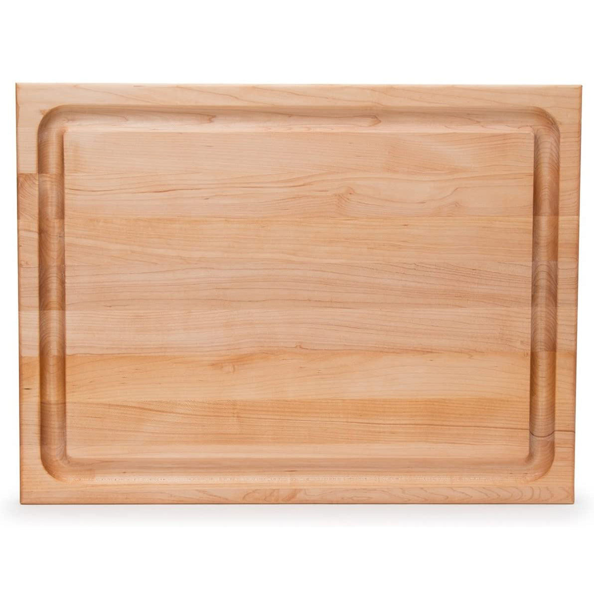 John Boos Block 18 Inch Wide Cutting/Carving Board with Juice Groove, Maple Wood - VMInnovations