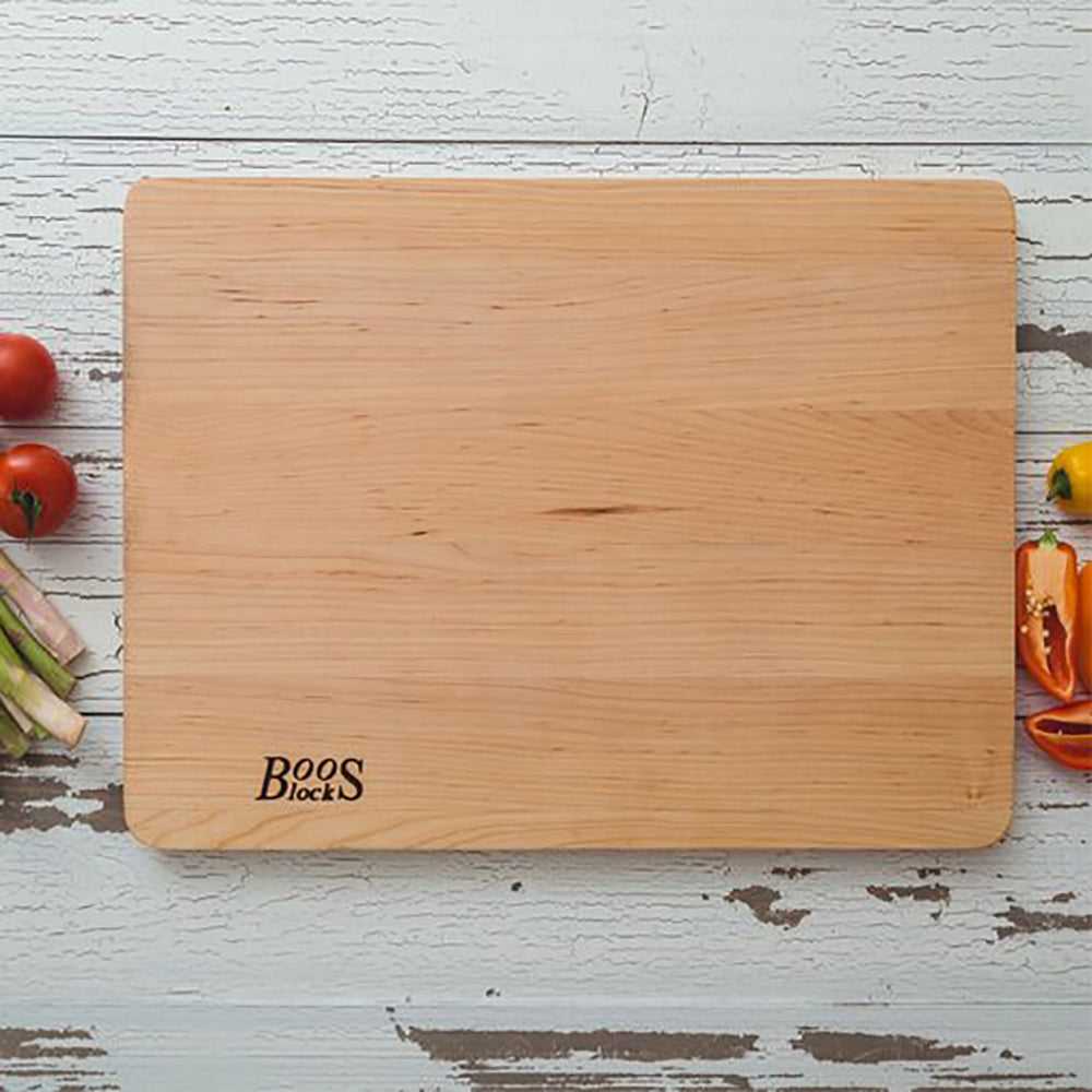 John Boos Maple Wood 18 Inch Reversible Cutting Board & Care Cream, 5 Oz(3 Pack)
