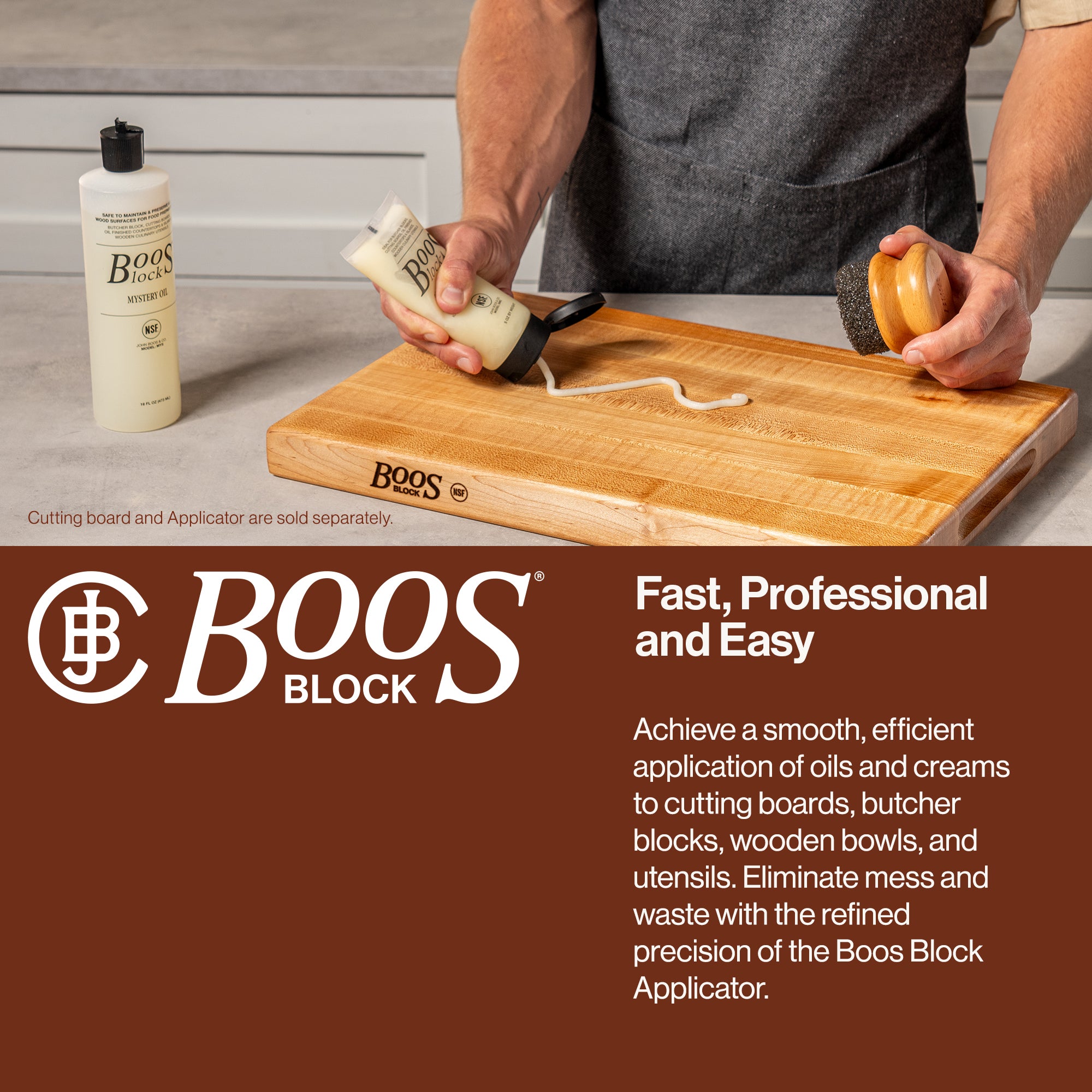 John Boos Oil & Moisture Cream for Butcher Blocks & Cutting Boards (Open Box)