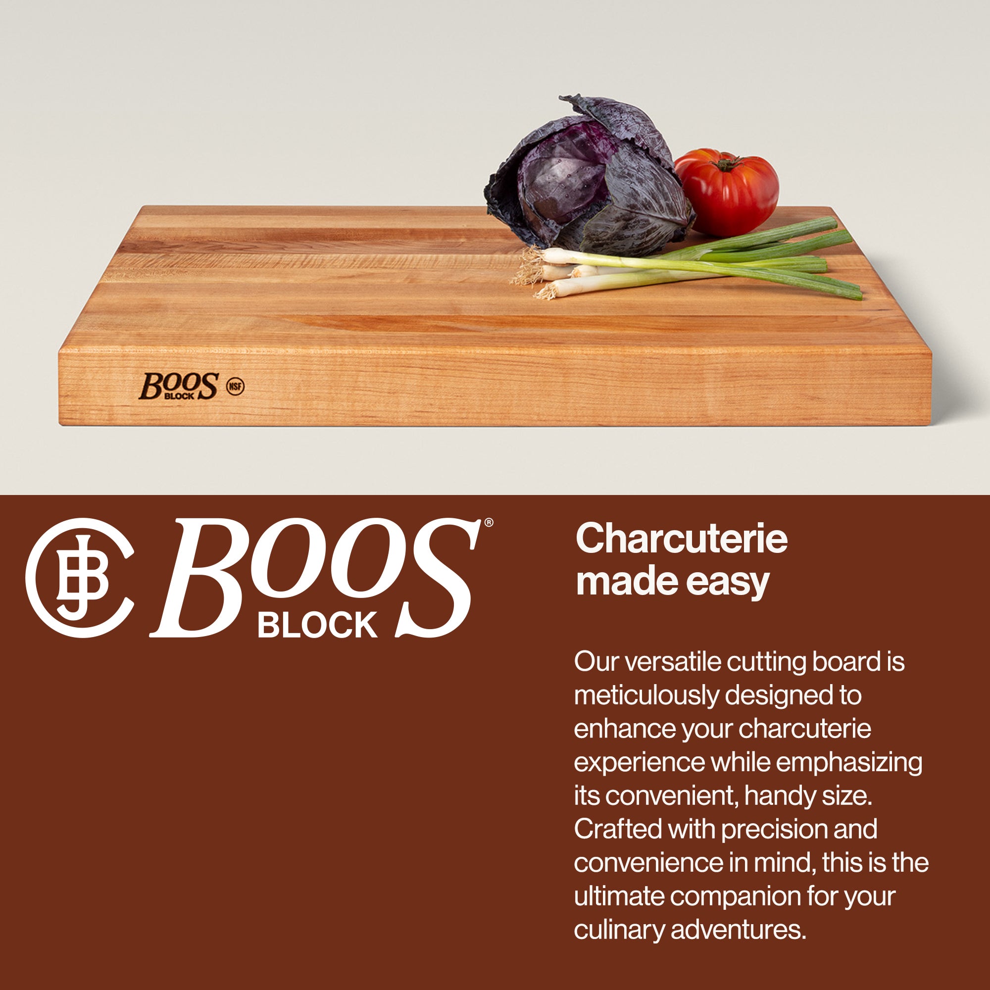 John Boos Maple Wood Edge Grain Cutting Board,24x18x2.25in (Open Box) (2 Pack) - VMInnovations