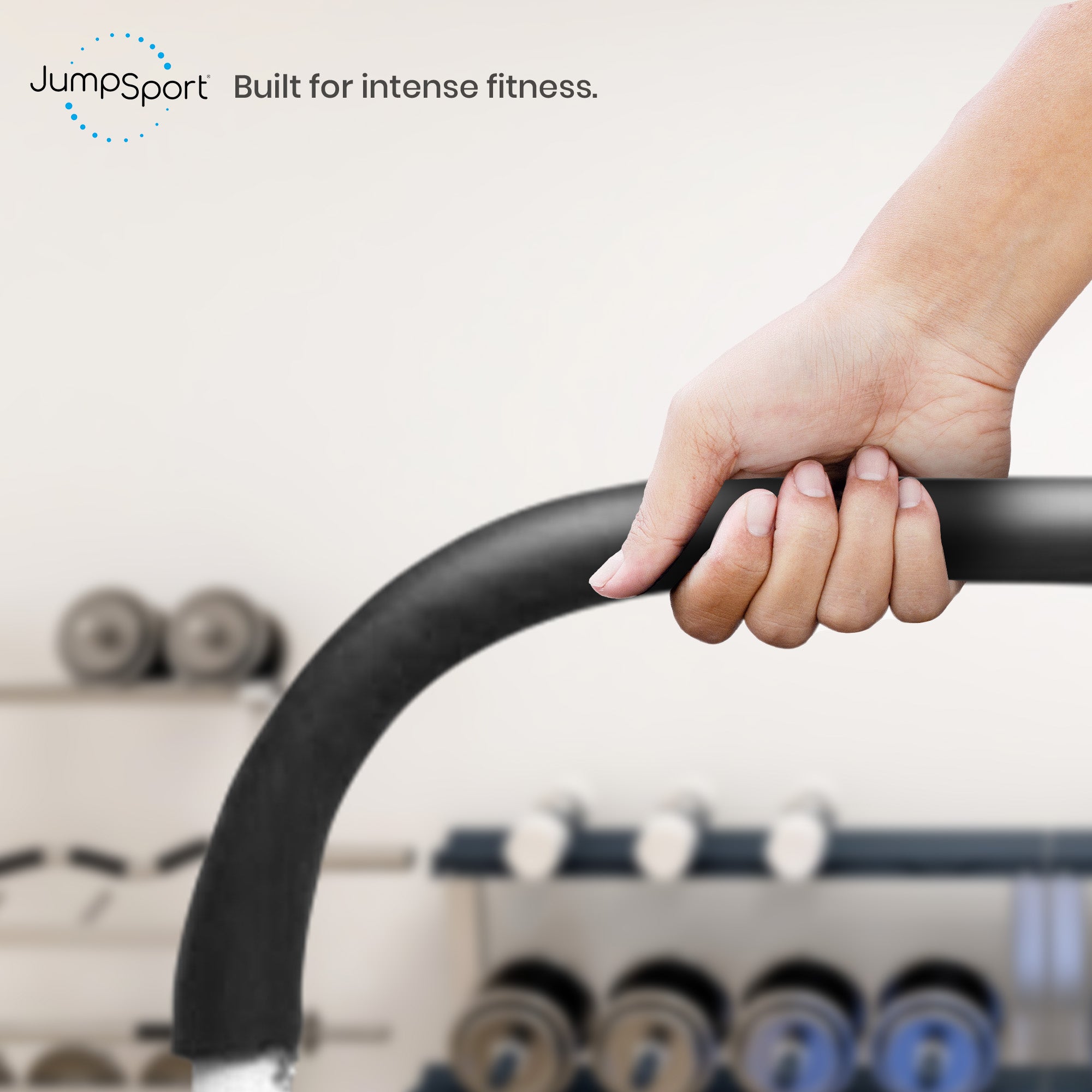 JumpSport 39" Exercise Handle Bar for Fitness Arched Leg Trampolines (Open Box) - VMInnovations