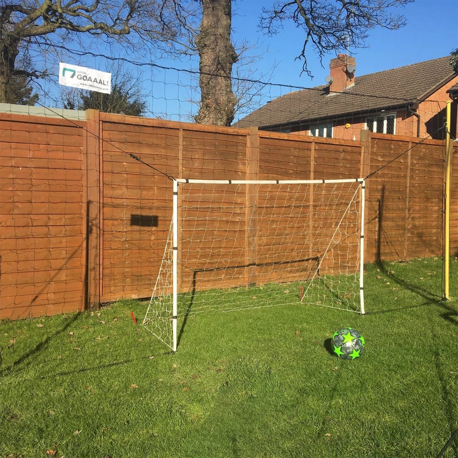 Open Goaaal 3 In 1 Goal Rebounder & Backstop Soccer Trainer Starter Net (Used) - VMInnovations
