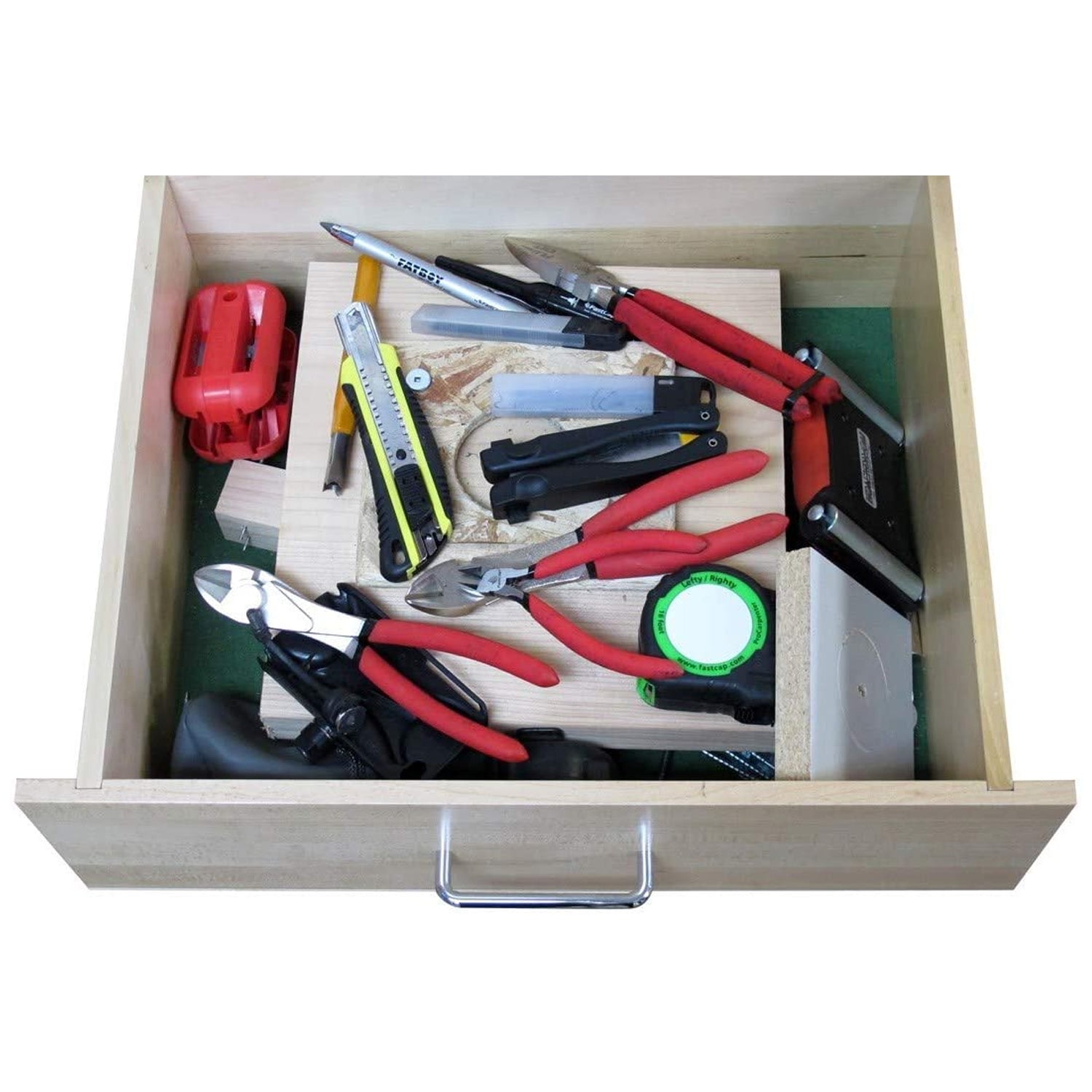 FastCap Kaizen Tool Drawer Organizer Customizable 30mm Foam Sheet, Black/White