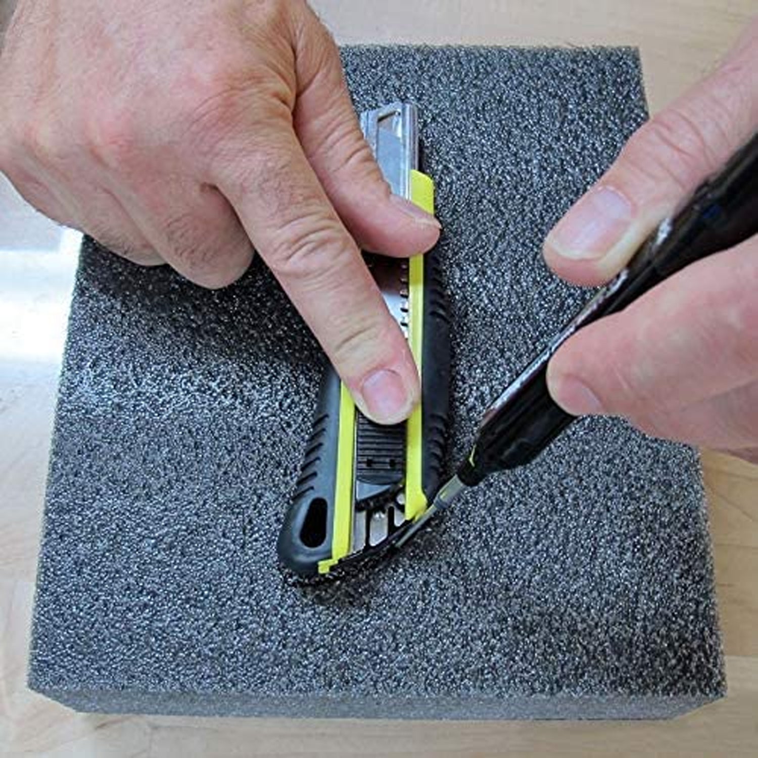 FastCap Kaizen Tool Drawer Organizer Customizable 30mm Foam Sheet, Black/White