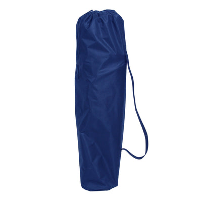 Kamp Rite Folding Camping Chair with Lumbar Support Pillow & 2 Cupholders, Blue - VMInnovations