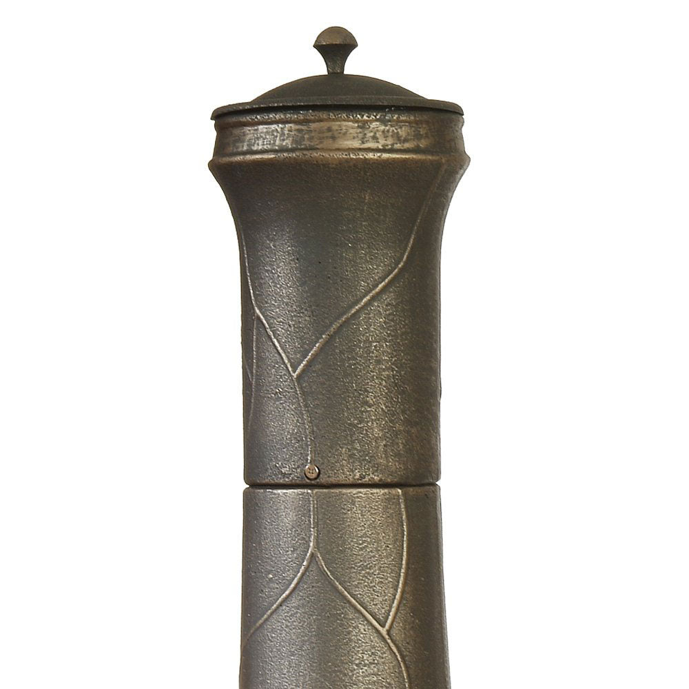 Kay Home Products Sonora Outdoor Wood Burning Metal Chimenea Fireplace (2 Pack) - VMInnovations