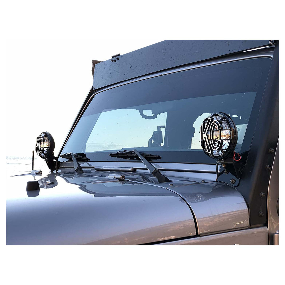 KC HiLiTES Apollo Pro Vehicle Halogen Driving Light System, 6-Inch (Open Box)