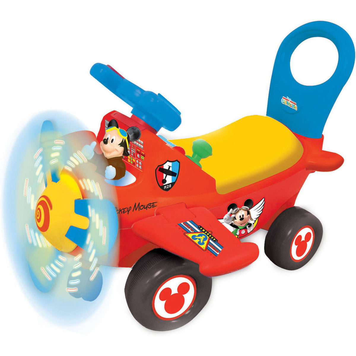 Kiddieland Disney Mickey Mouse Clubhouse Plane Light & Sound Activity Ride On (For Parts)