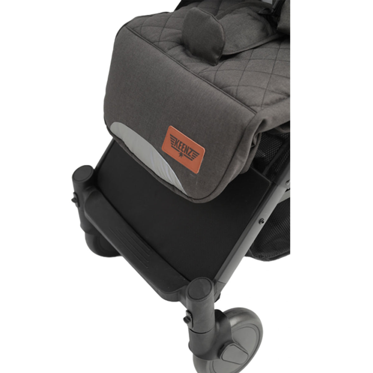 Keenz Air Plus Lightweight Compact 2 in 1 Pet and Baby Stroller w/ Canopy, Gray - VMInnovations