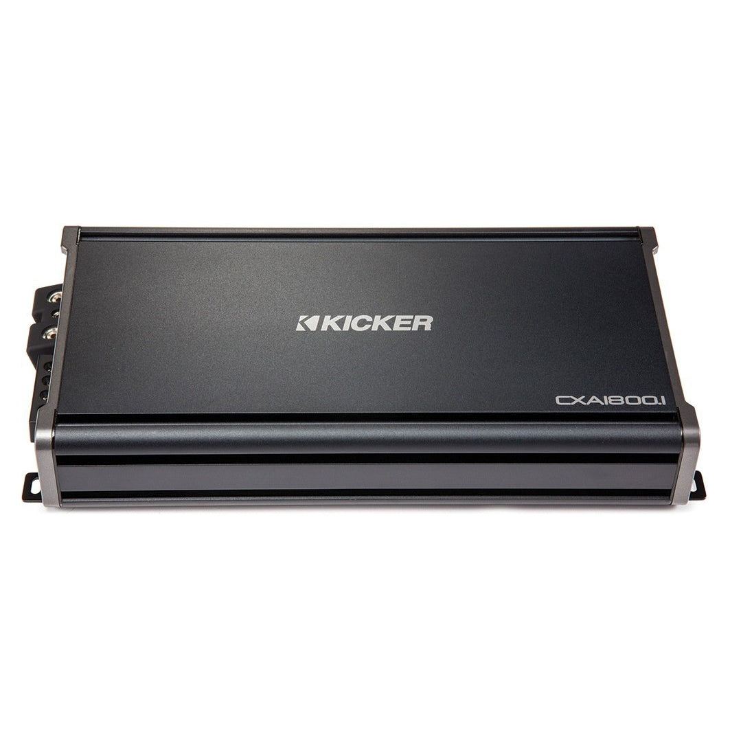 Kicker CX1800.1 Car Audio 1800 Watt Mono Amplifier with Bass Boost, Black