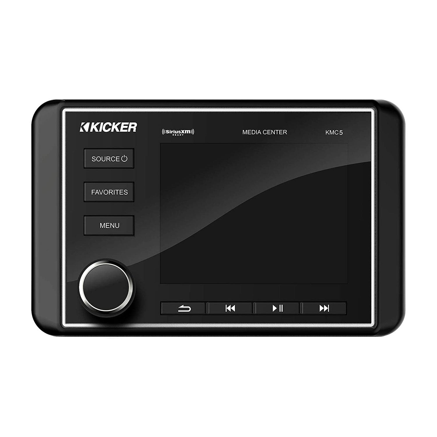 Kicker 46KMC5 Marine 240W 6 Channel LCD Gauge Style Bluetooth Boat Media Center - VMInnovations