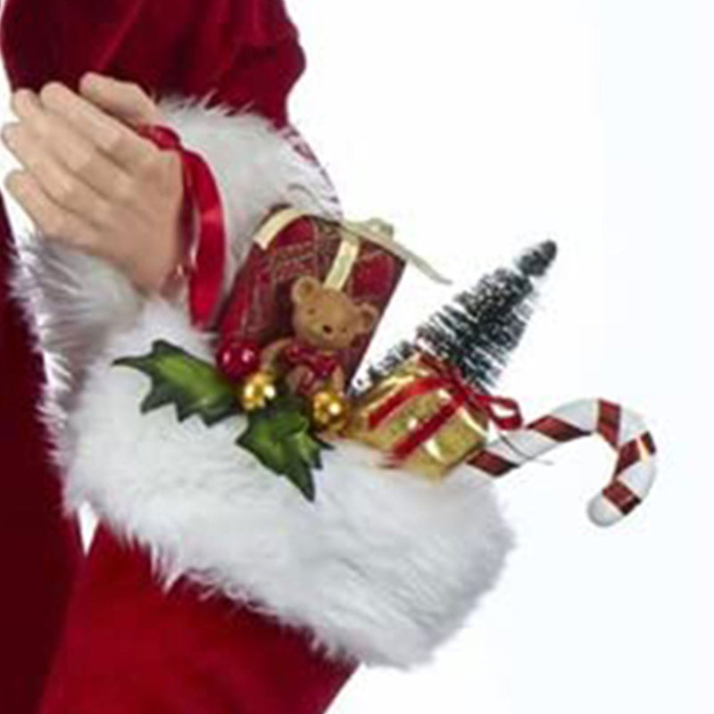 Kurt Adler 36 Inch Kringles Classic Red Standing Santa Christmas Decor Figurine