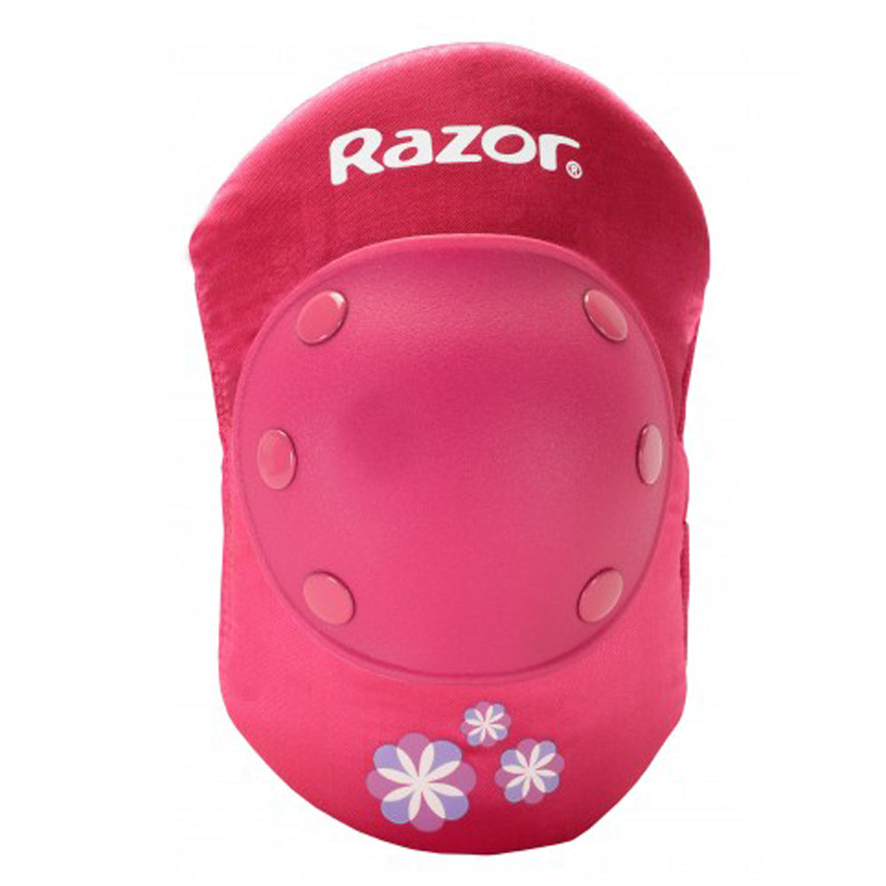 Razor E325 Electric Rechargeable Scooter + Bicycle Helmet + Elbow & Knee Pad Set